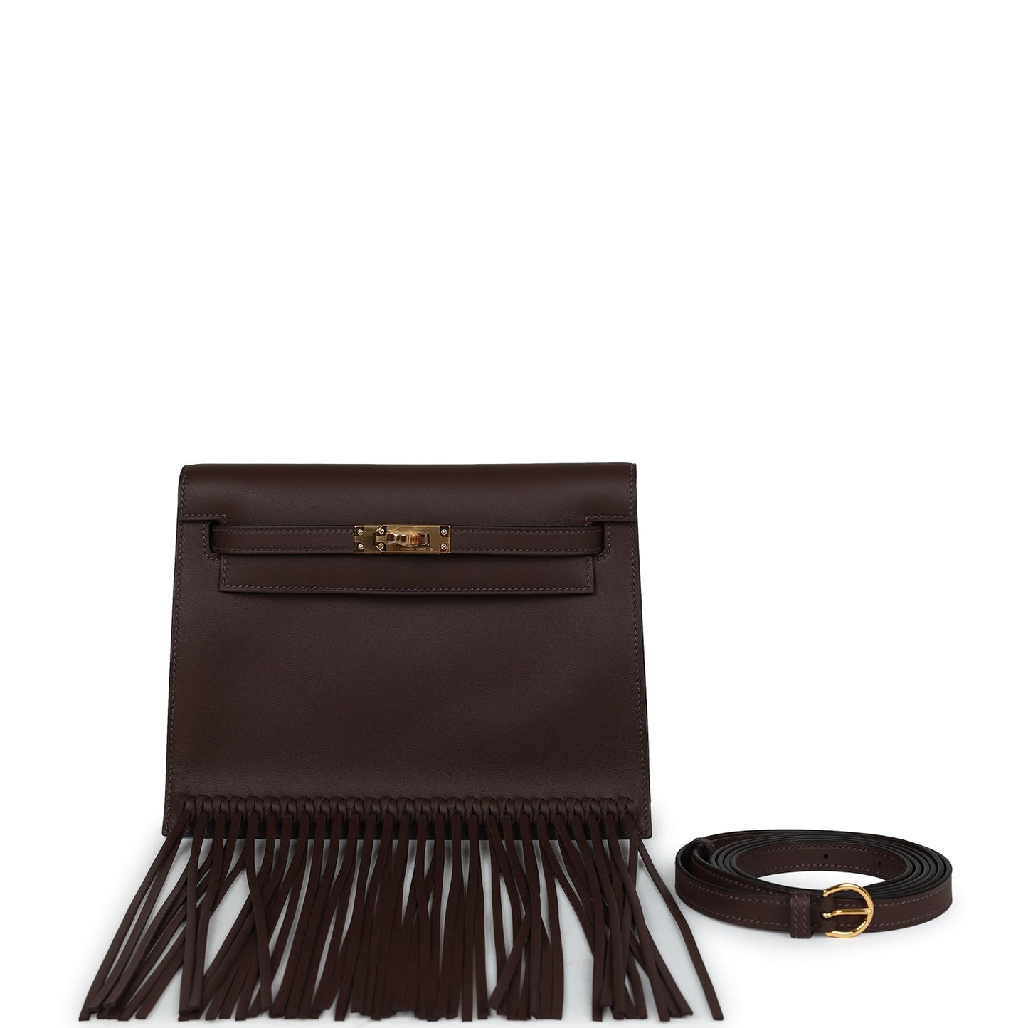 Hermes Kelly Danse Anate Moka Swift Gold Hardware