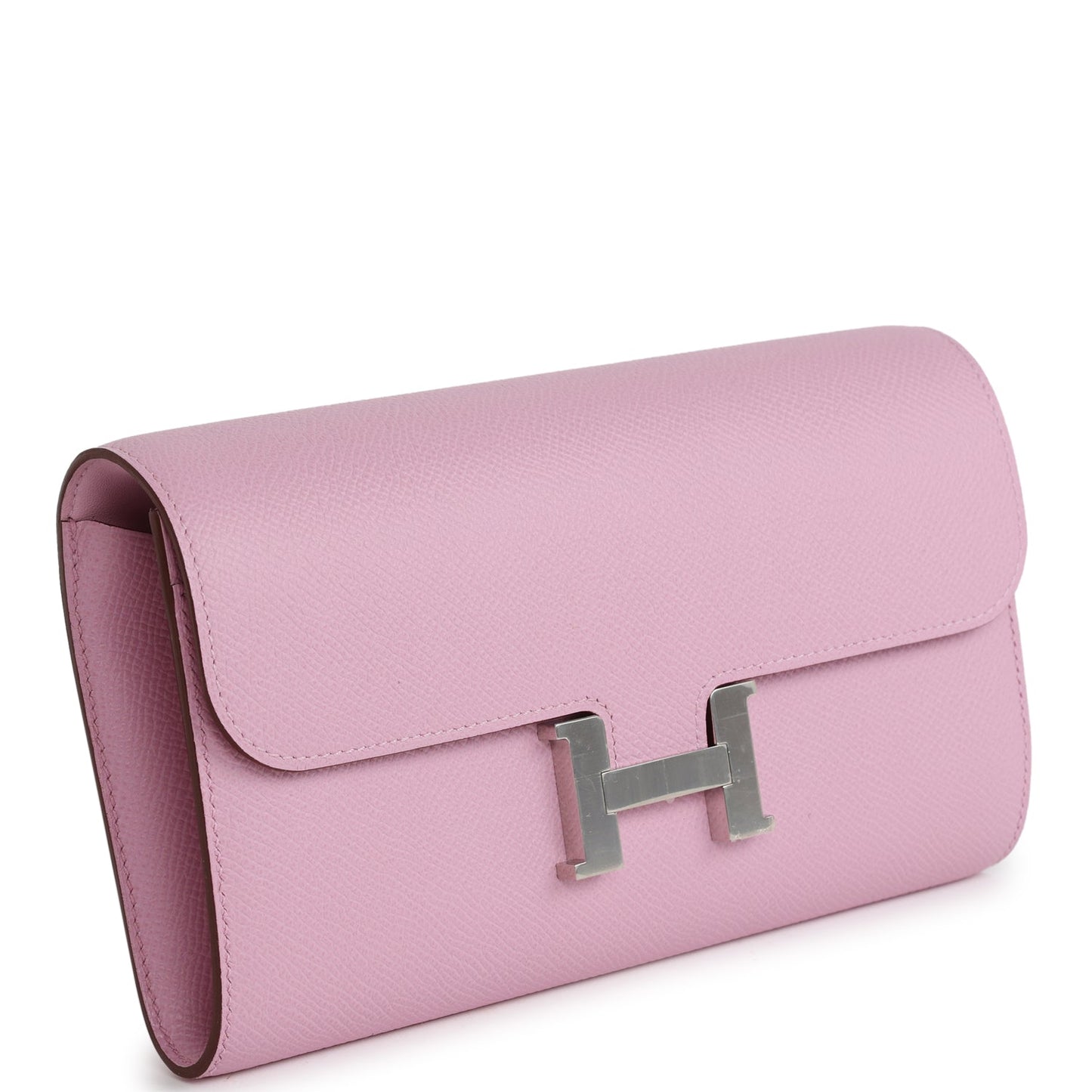 Hermes Constance Wallet To Go Mauve Sylvestre Epsom Palladium Hardware