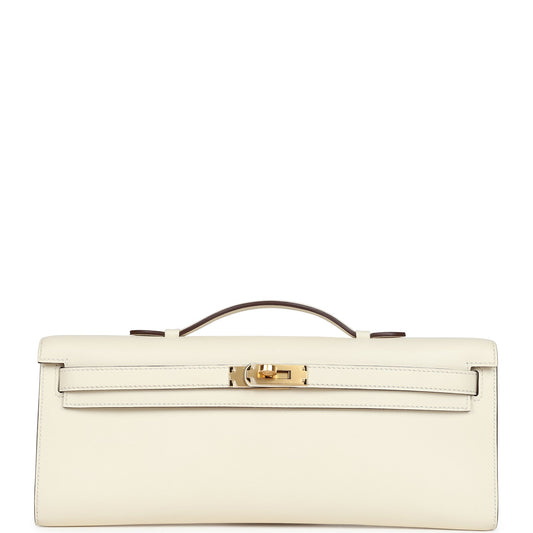 Hermes Kelly Cut Nata Swift Gold Hardware