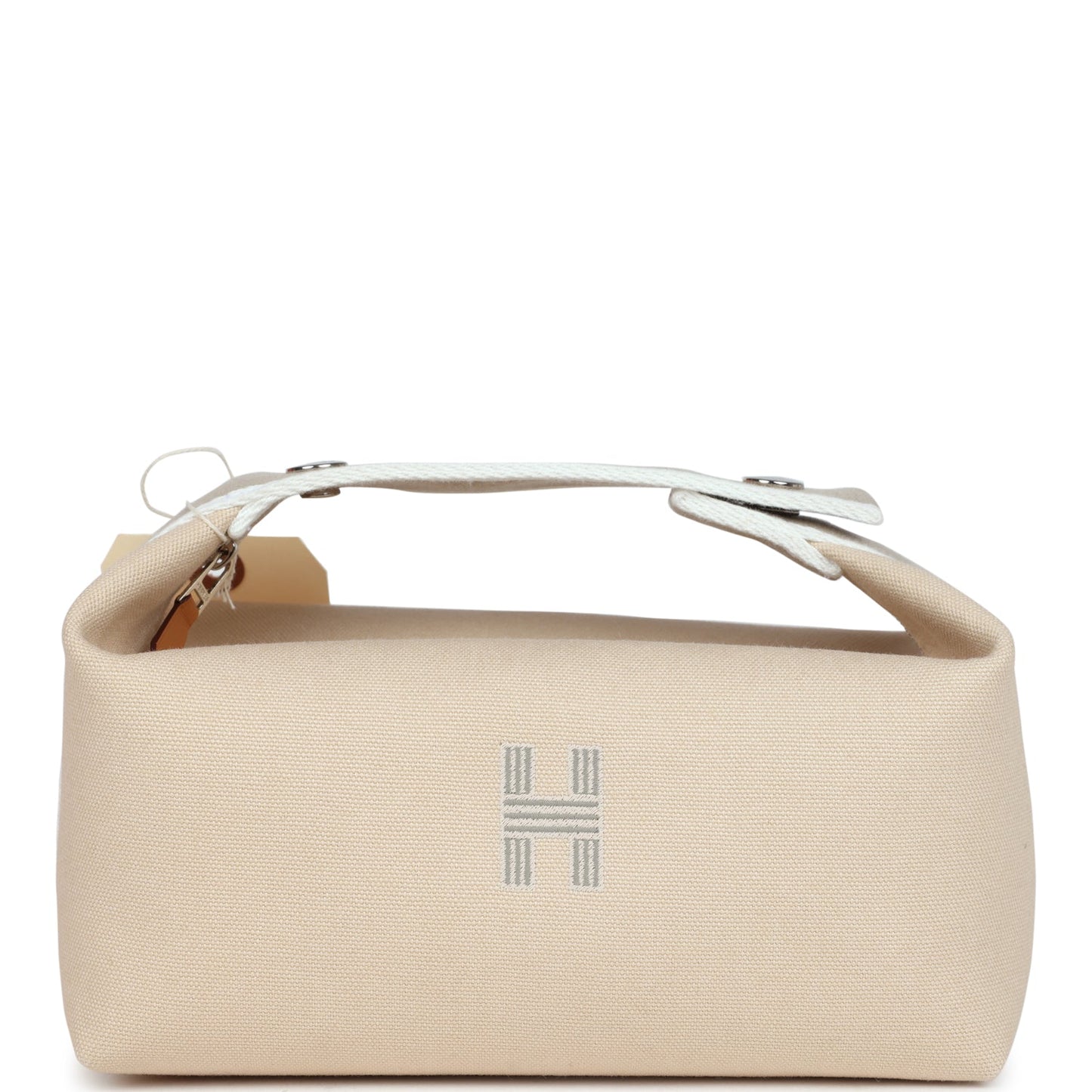 Hermes Bride-A-Brac PM Neutral Canvas Palladium Hardware