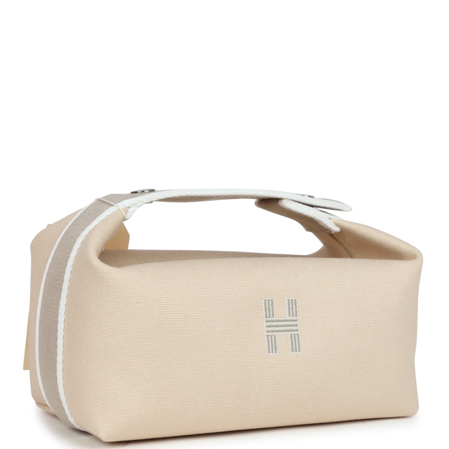 Hermes Bride-A-Brac PM Neutral Canvas Palladium Hardware