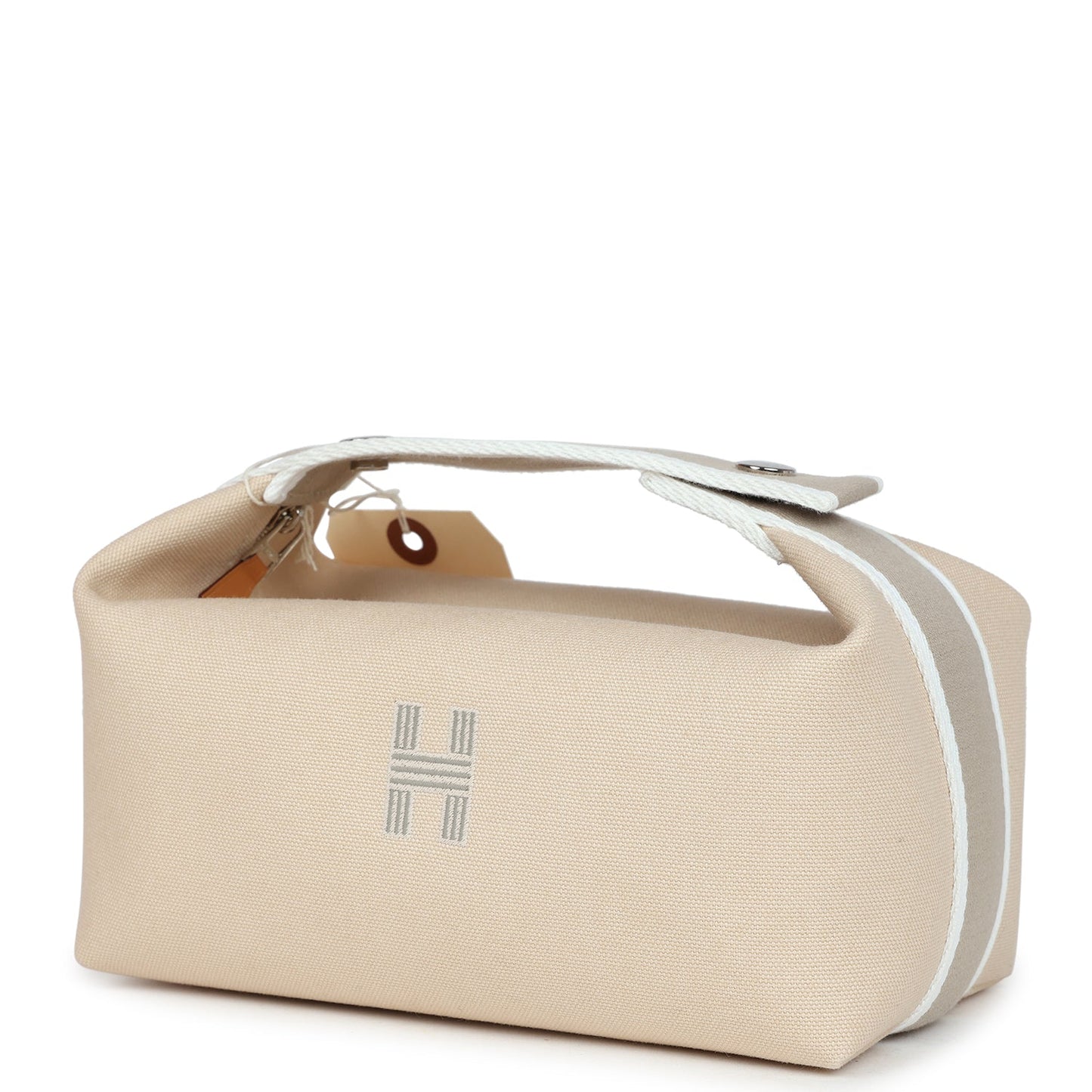 Hermes Bride-A-Brac PM Neutral Canvas Palladium Hardware