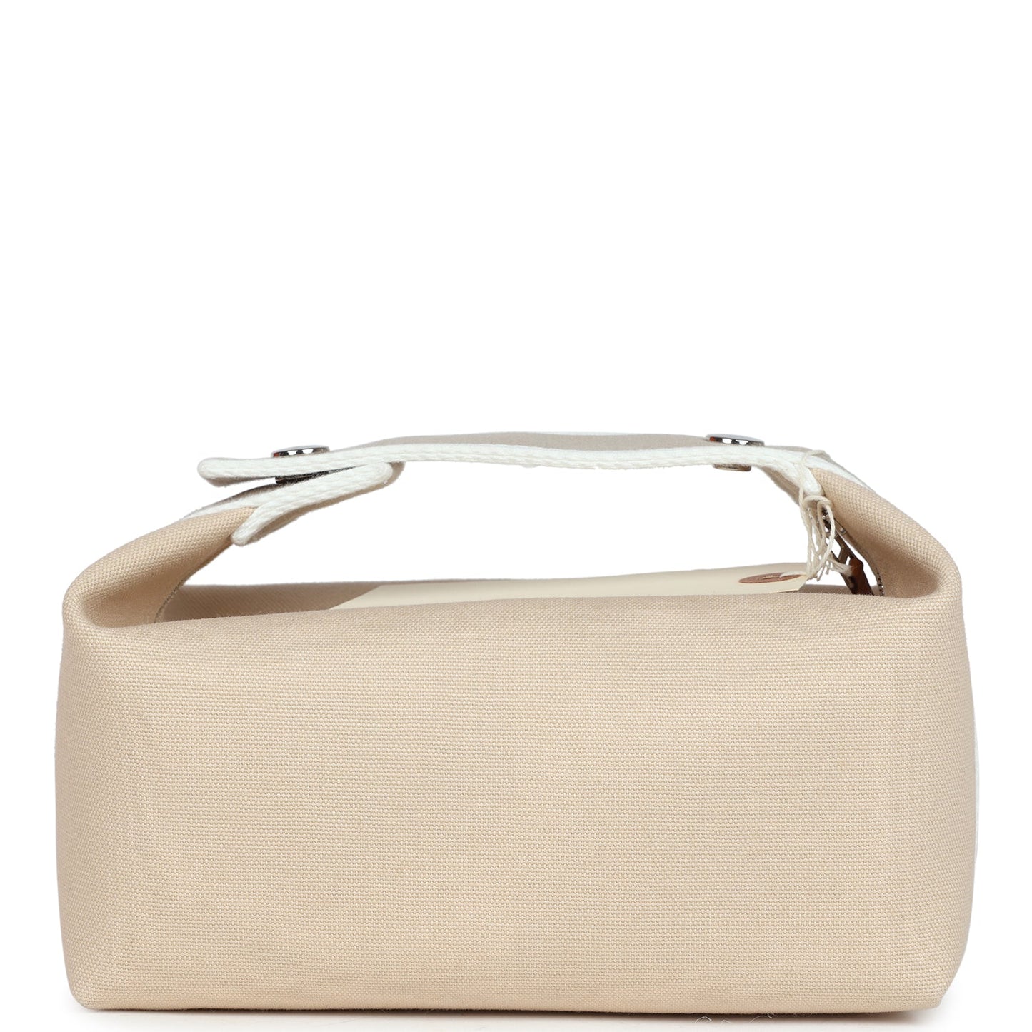 Hermes Bride-A-Brac PM Neutral Canvas Palladium Hardware