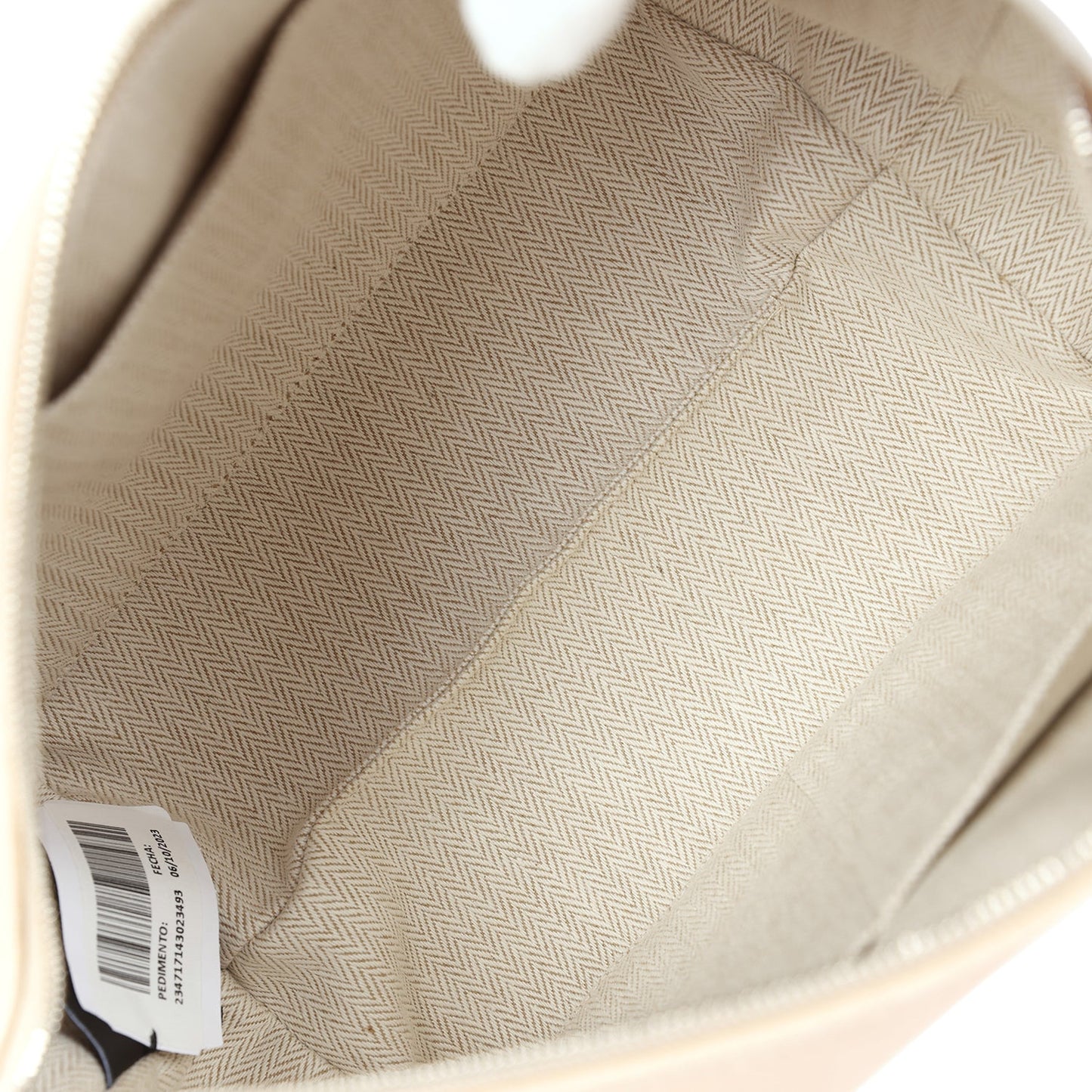 Hermes Bride-A-Brac PM Neutral Canvas Palladium Hardware