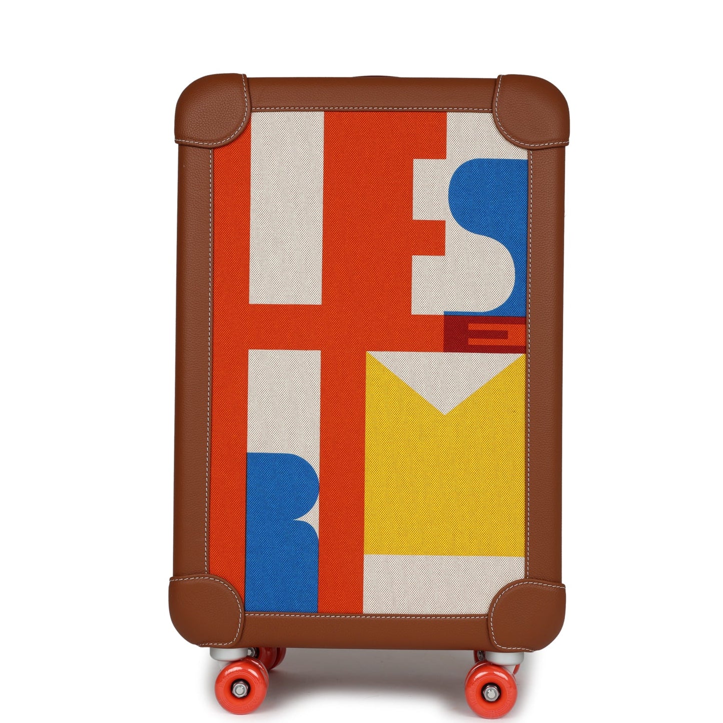 Hermes R.M.S. Cabine 55 Rolling Suitcase Multicolor Canvas