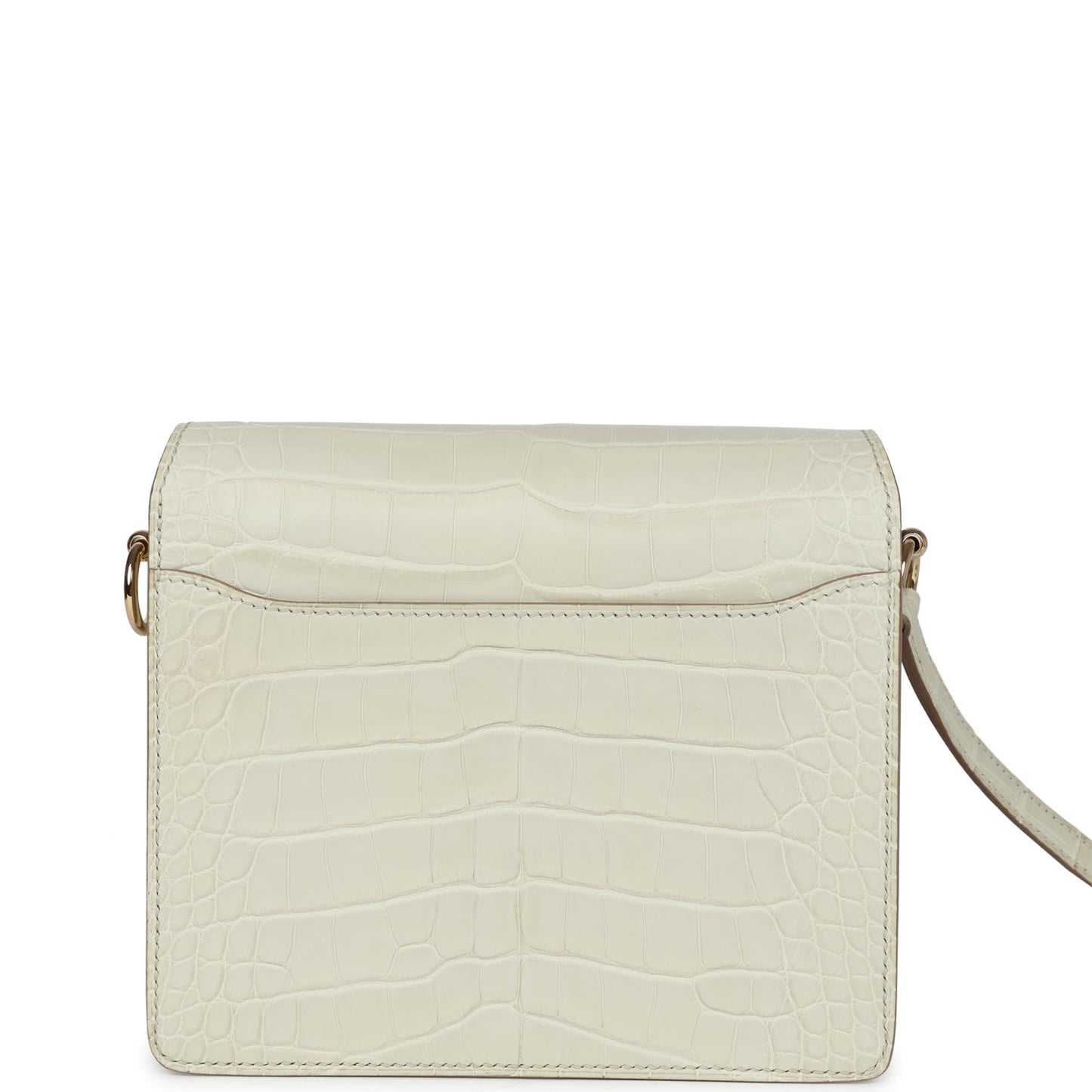 Hermes Mini Sac Roulis Beton Matte Alligator Permabrass Hardware