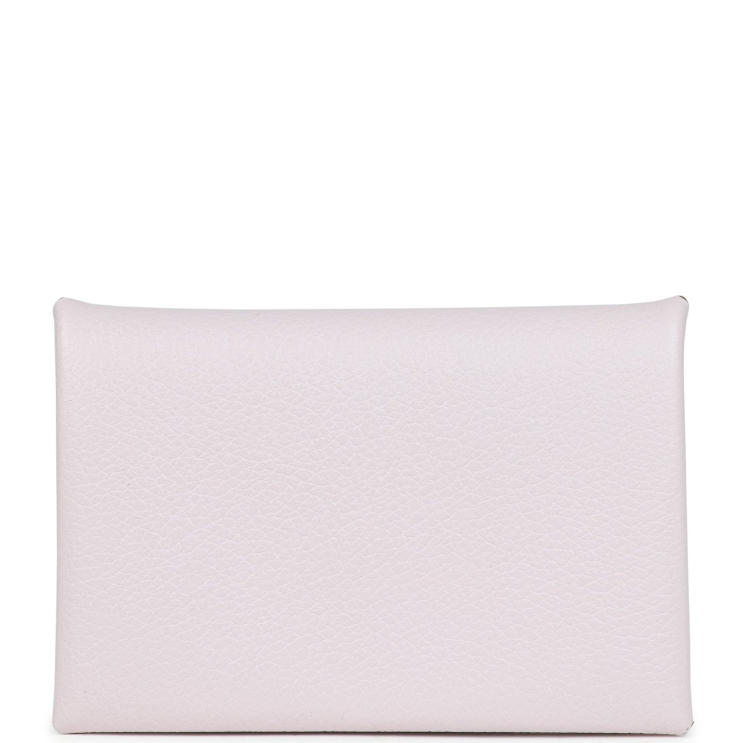 Hermes Calvi Card Holder Mauve Pale Evercolor Palladium Hardware