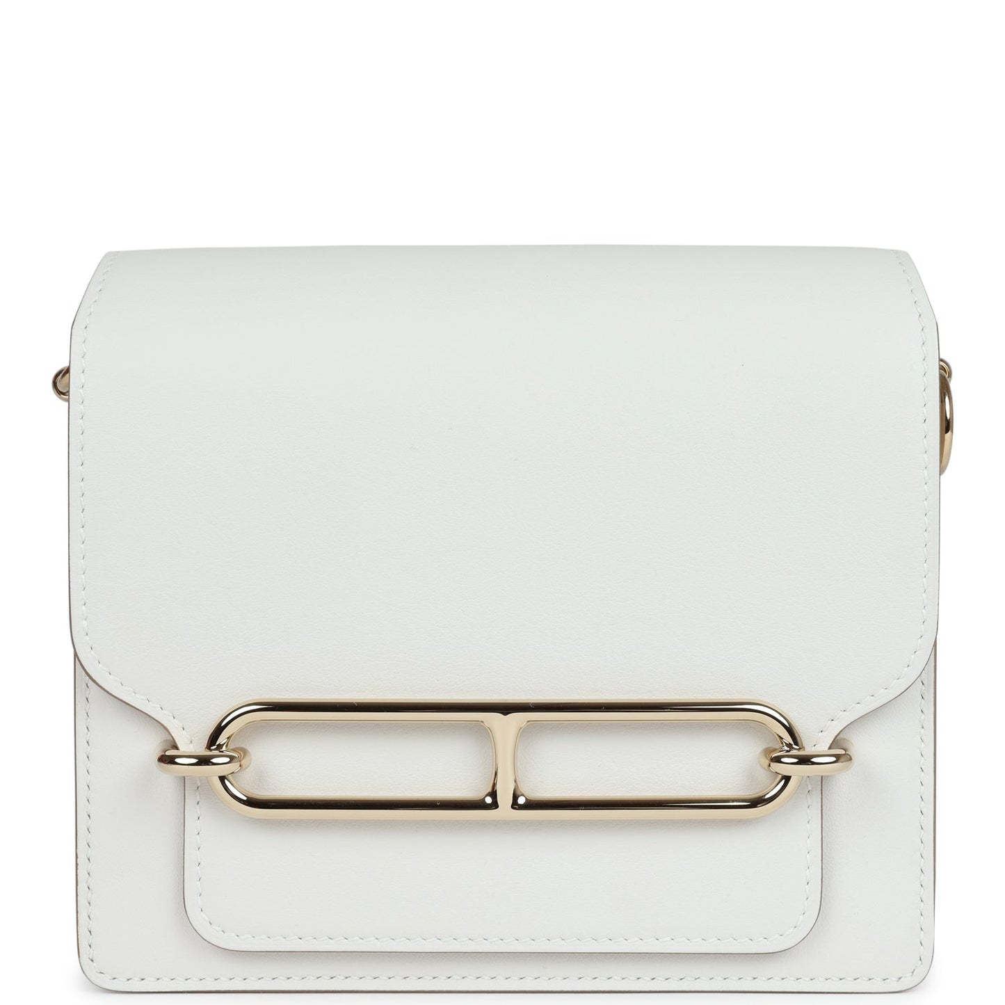 Hermes Mini Sac Roulis Gris Pale Swift Permabrass Hardware