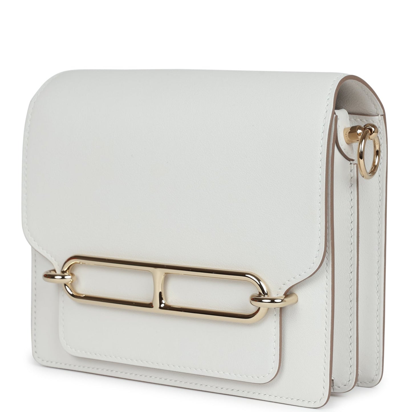 Hermes Mini Sac Roulis Gris Pale Swift Permabrass Hardware