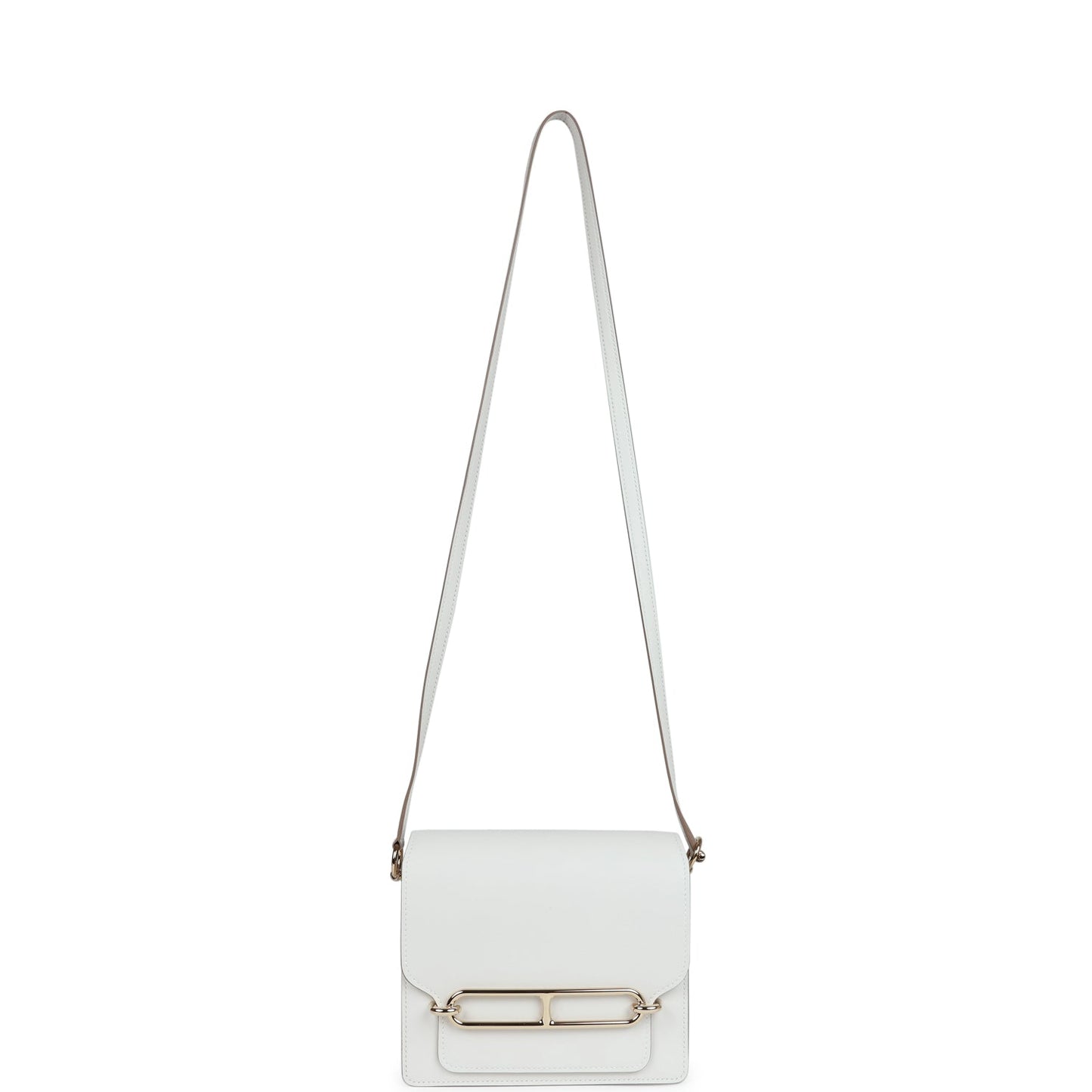 Hermes Mini Sac Roulis Gris Pale Swift Permabrass Hardware