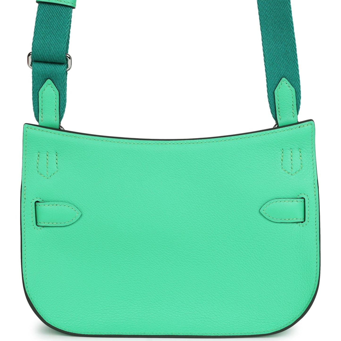 Hermes Mini Jypsiere Vert Comic Evercolor Palladium Hardware