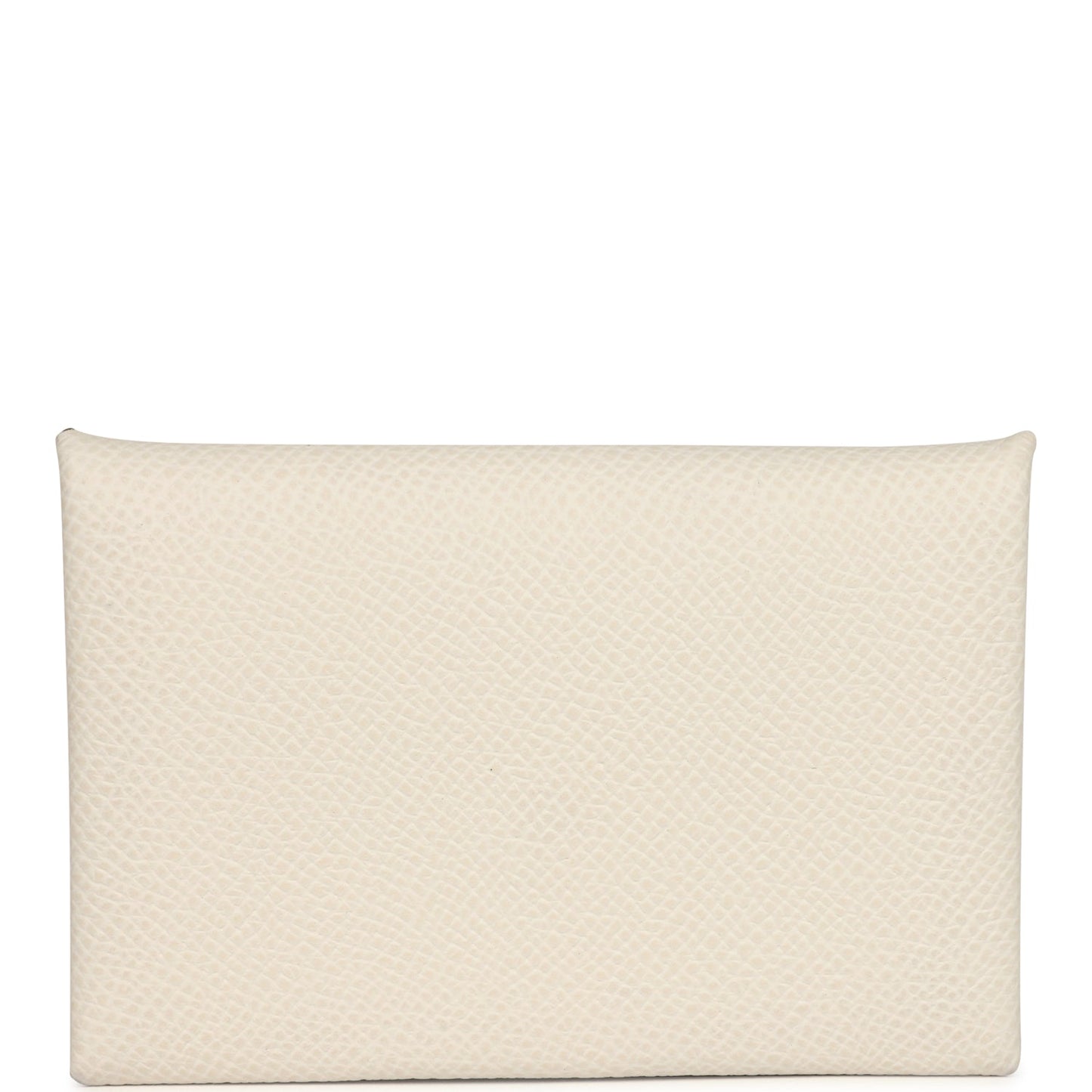 Hermes Calvi Card Holder Gris Pale Epsom Palladium Hardware