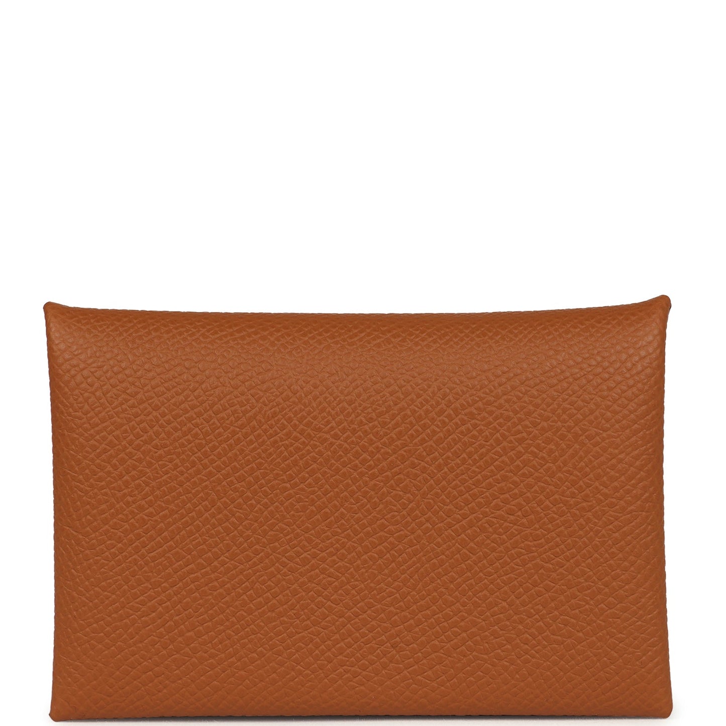 Hermes Calvi Card Holder Gold Epsom Palladium Hardware