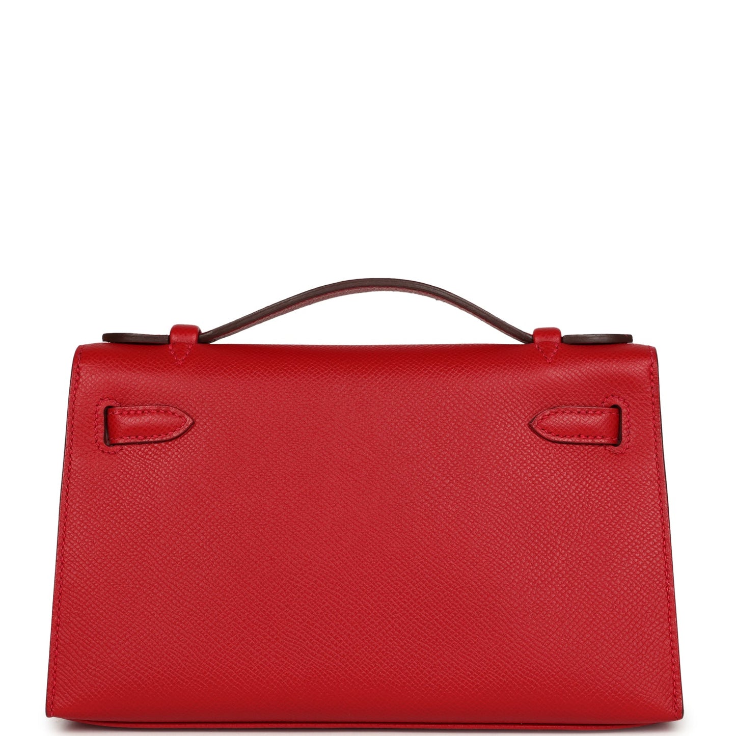 Hermes Kelly Pochette Rouge Casaque Epsom Gold Hardware