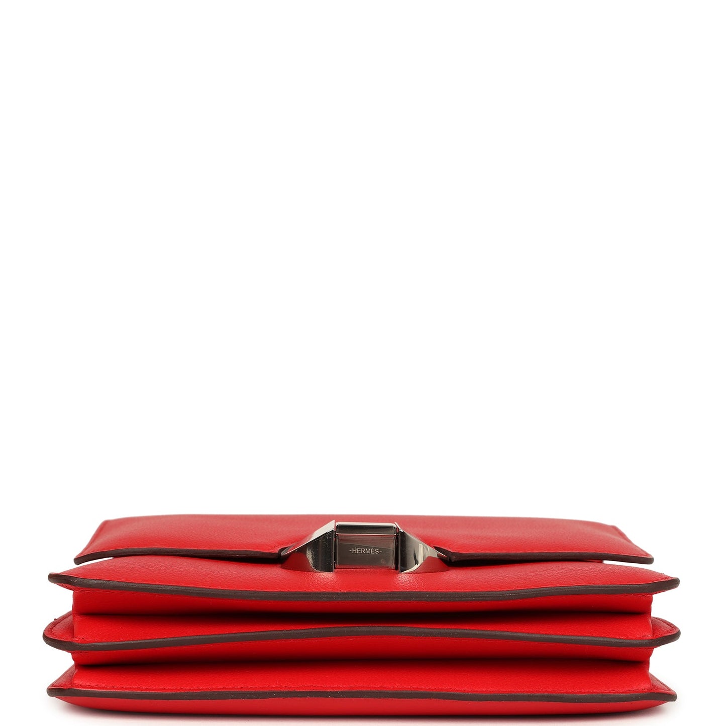 Hermes 2002-20 Rouge De Coeur Evercolor Palladium Hardware