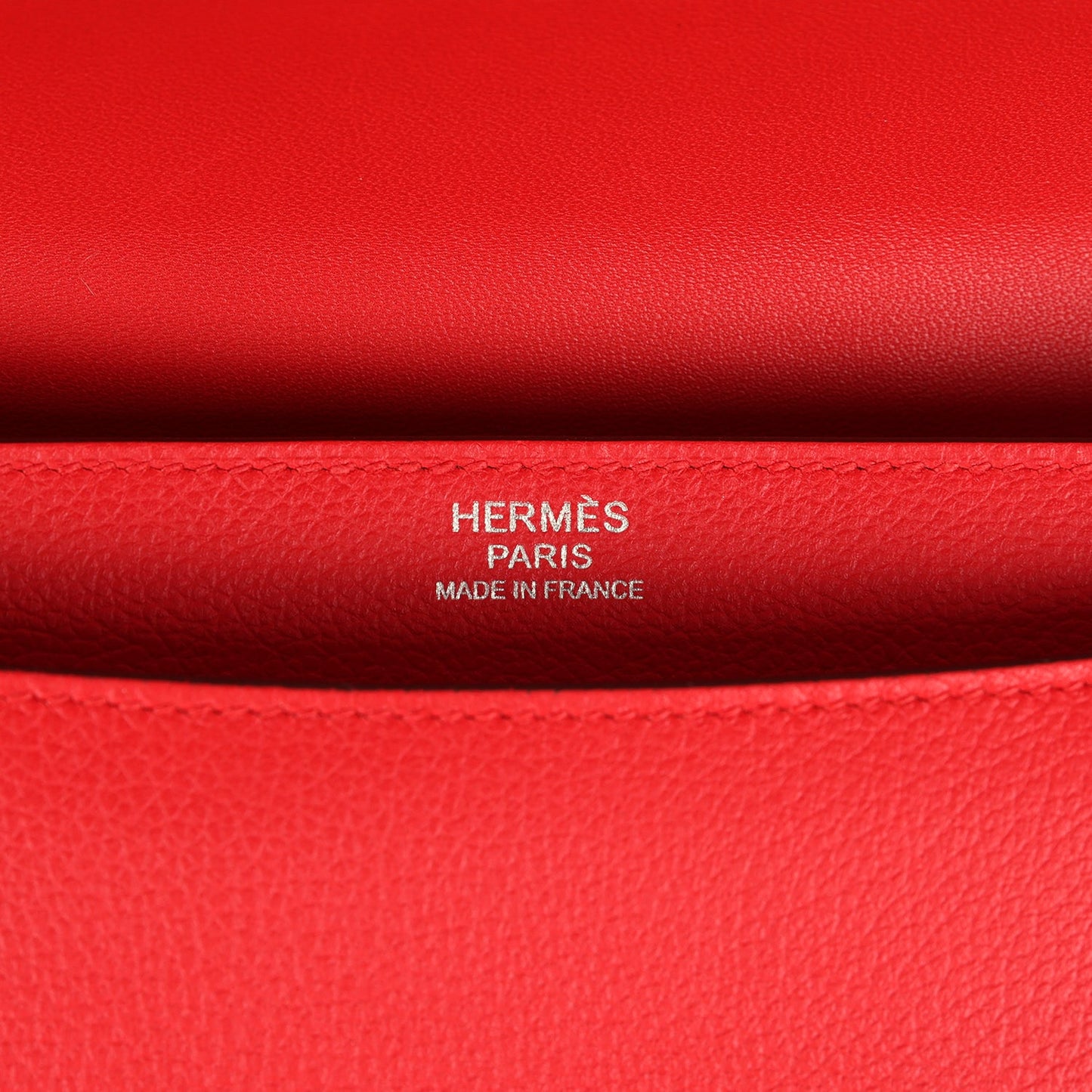 Hermes 2002-20 Rouge De Coeur Evercolor Palladium Hardware