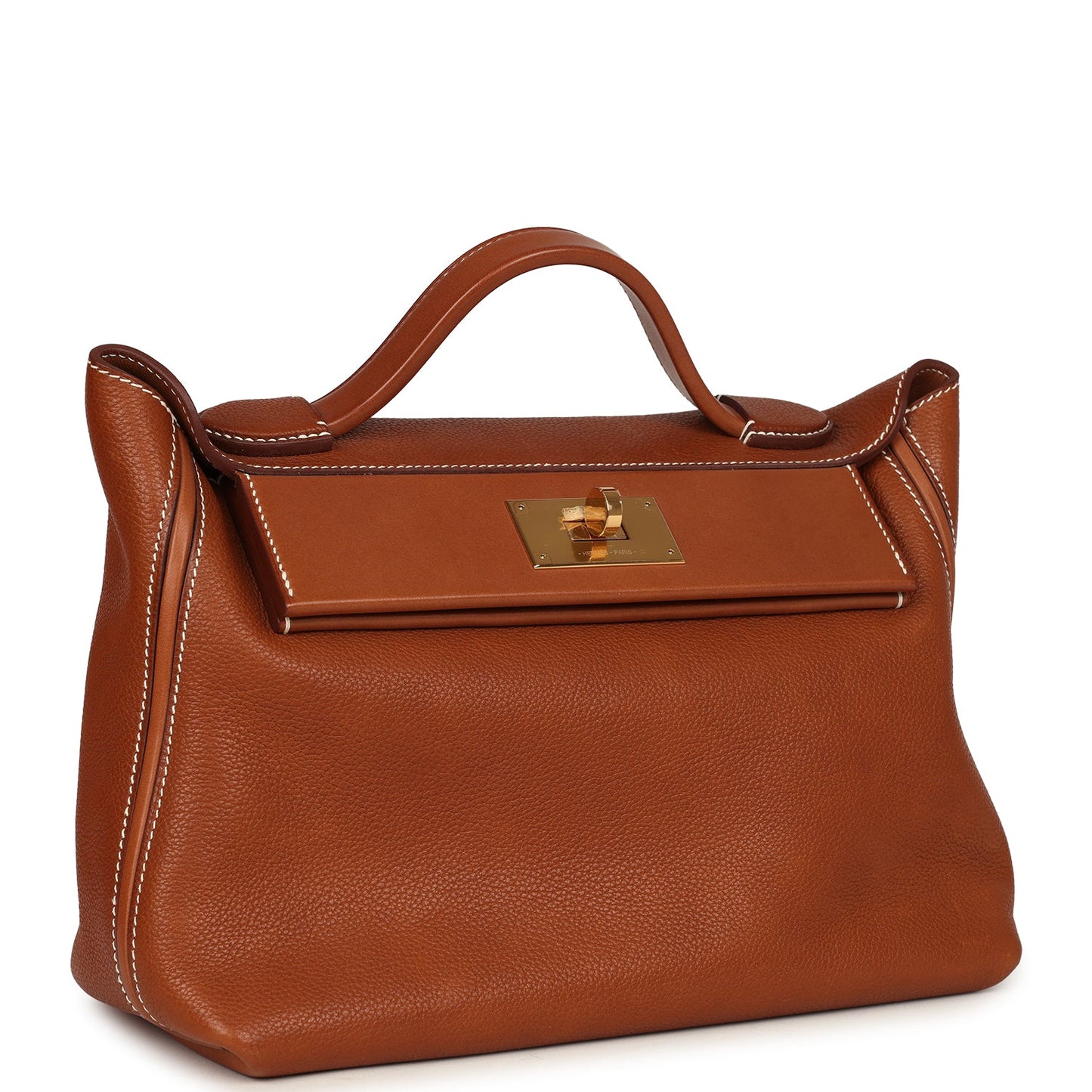 Hermes 24/24 29 Fauve Barenia Faubourg Gold Hardware