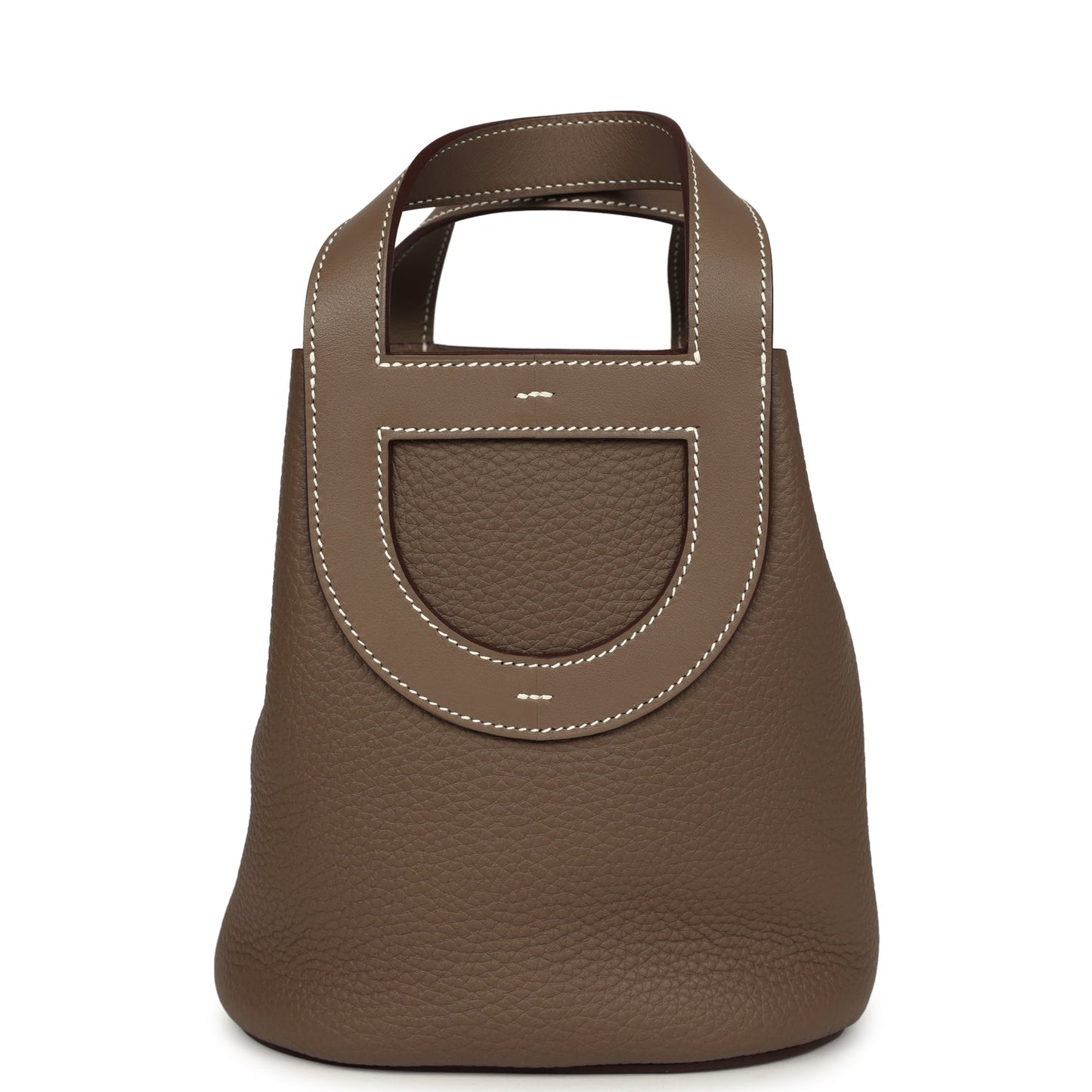 Hermes In-The-Loop 18 Etoupe Clemence and Swift Gold Hardware