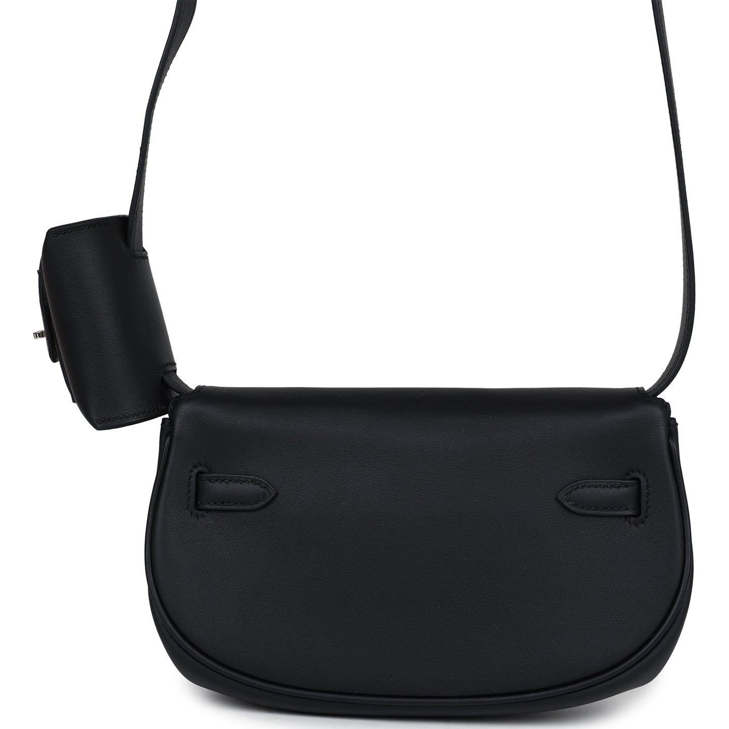 Hermes Kelly Moove Black Swift Palladium Hardware