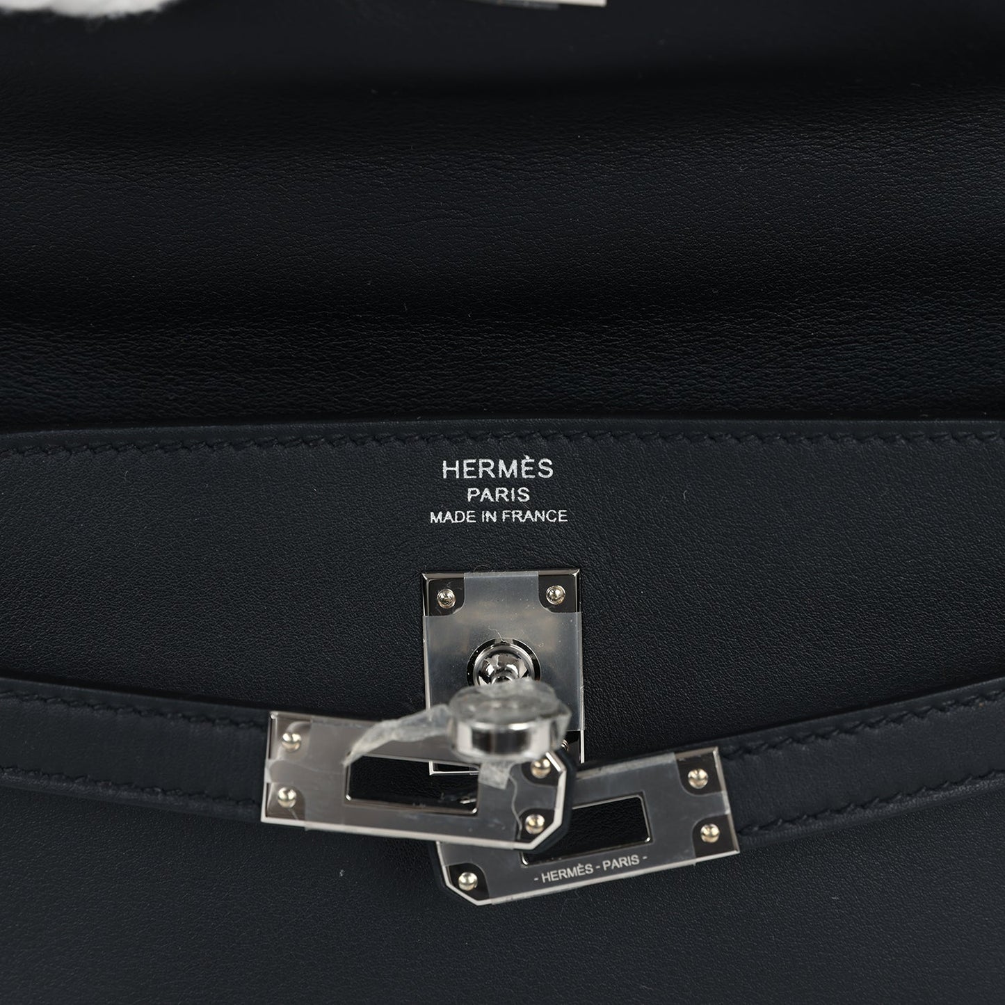 Hermes Kelly Moove Black Swift Palladium Hardware