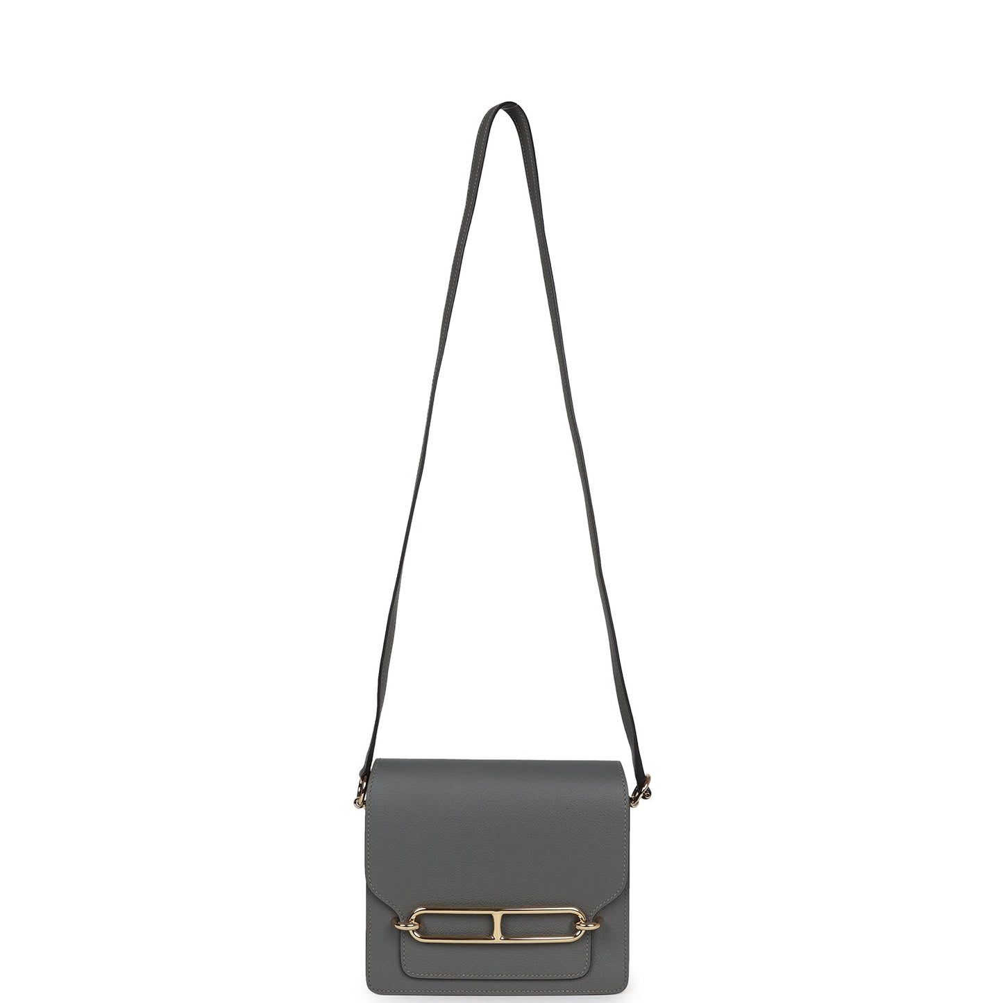 Hermes Mini Sac Roulis Gris Meyer Evercolor Permabrass Hardware