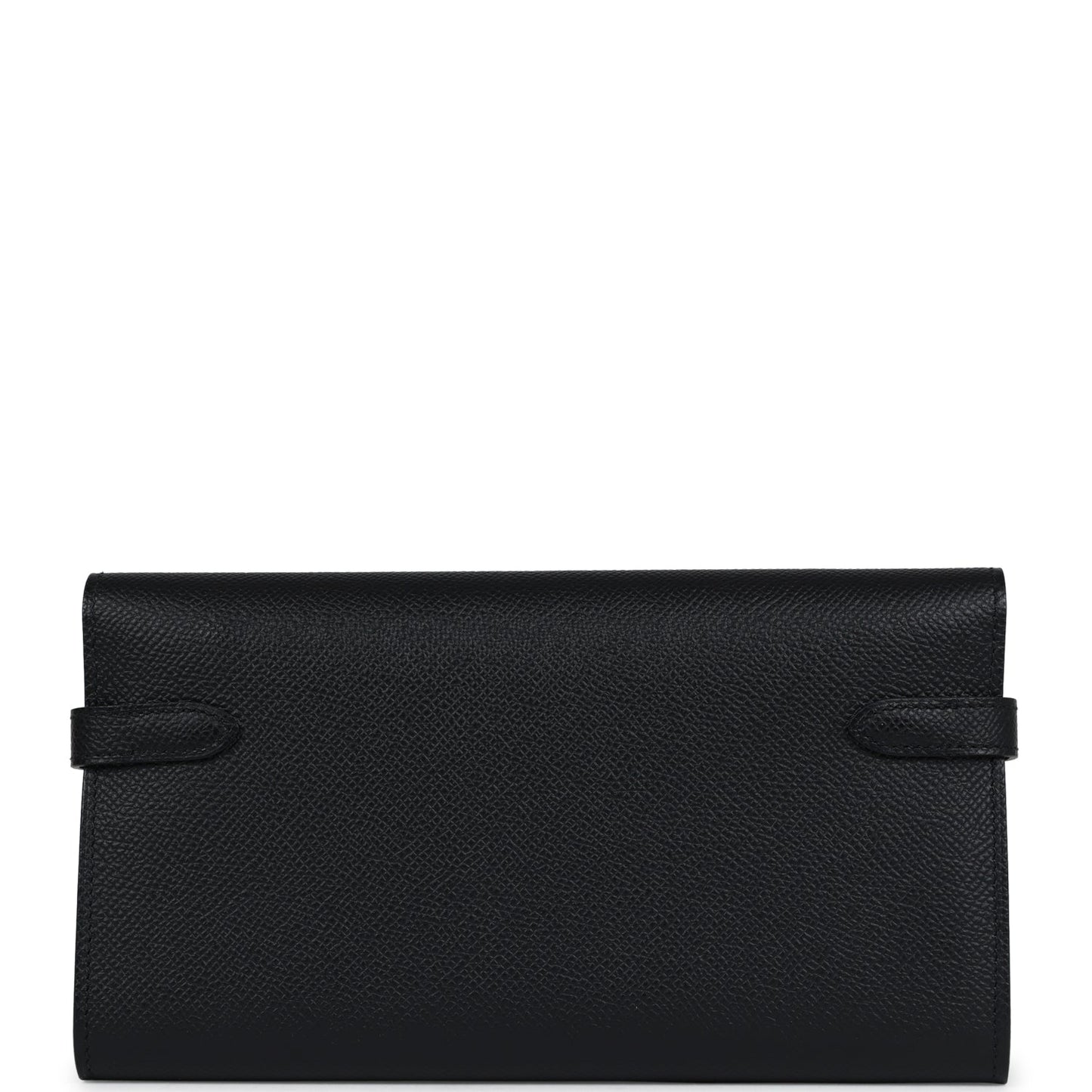 Hermes Kelly Long Wallet Black Epsom Gold Hardware