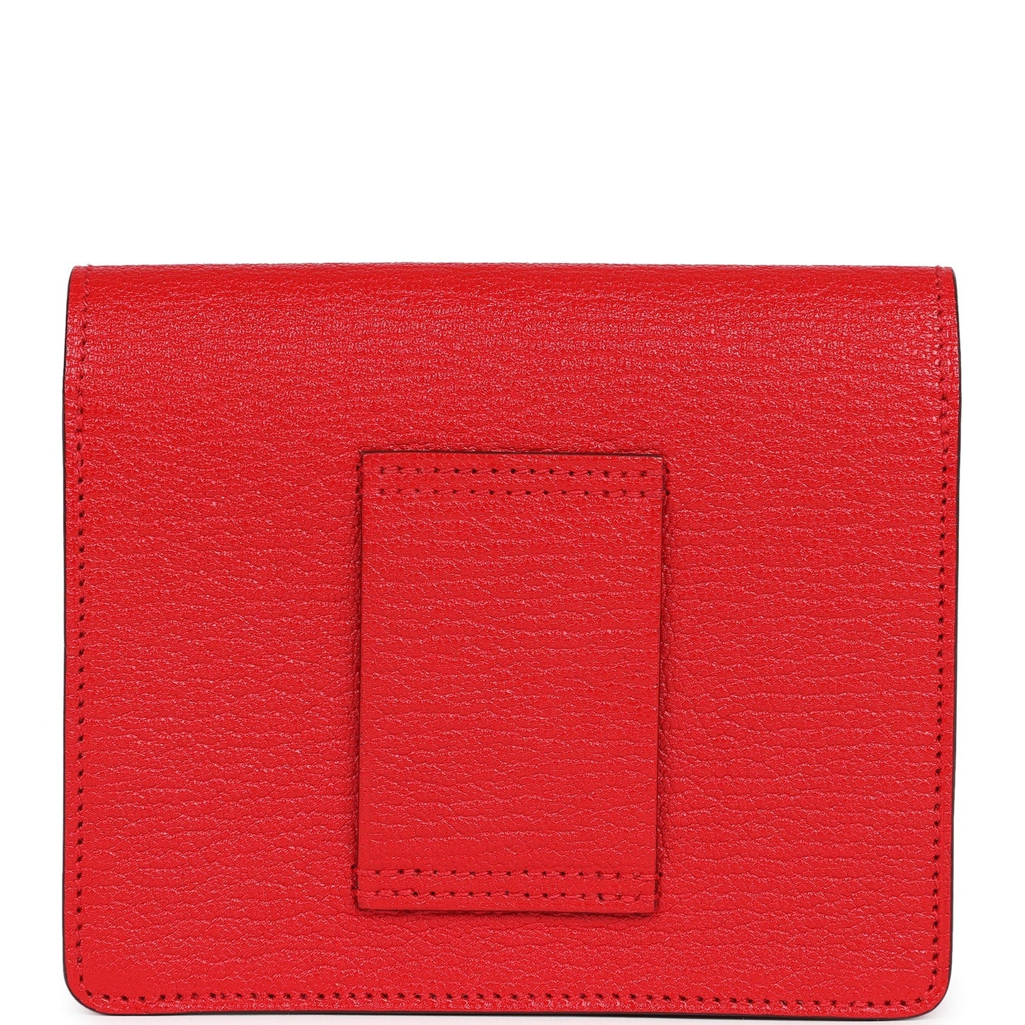 Hermes Roulis Slim Wallet Rouge de Coeur Chevre Gold Hardware