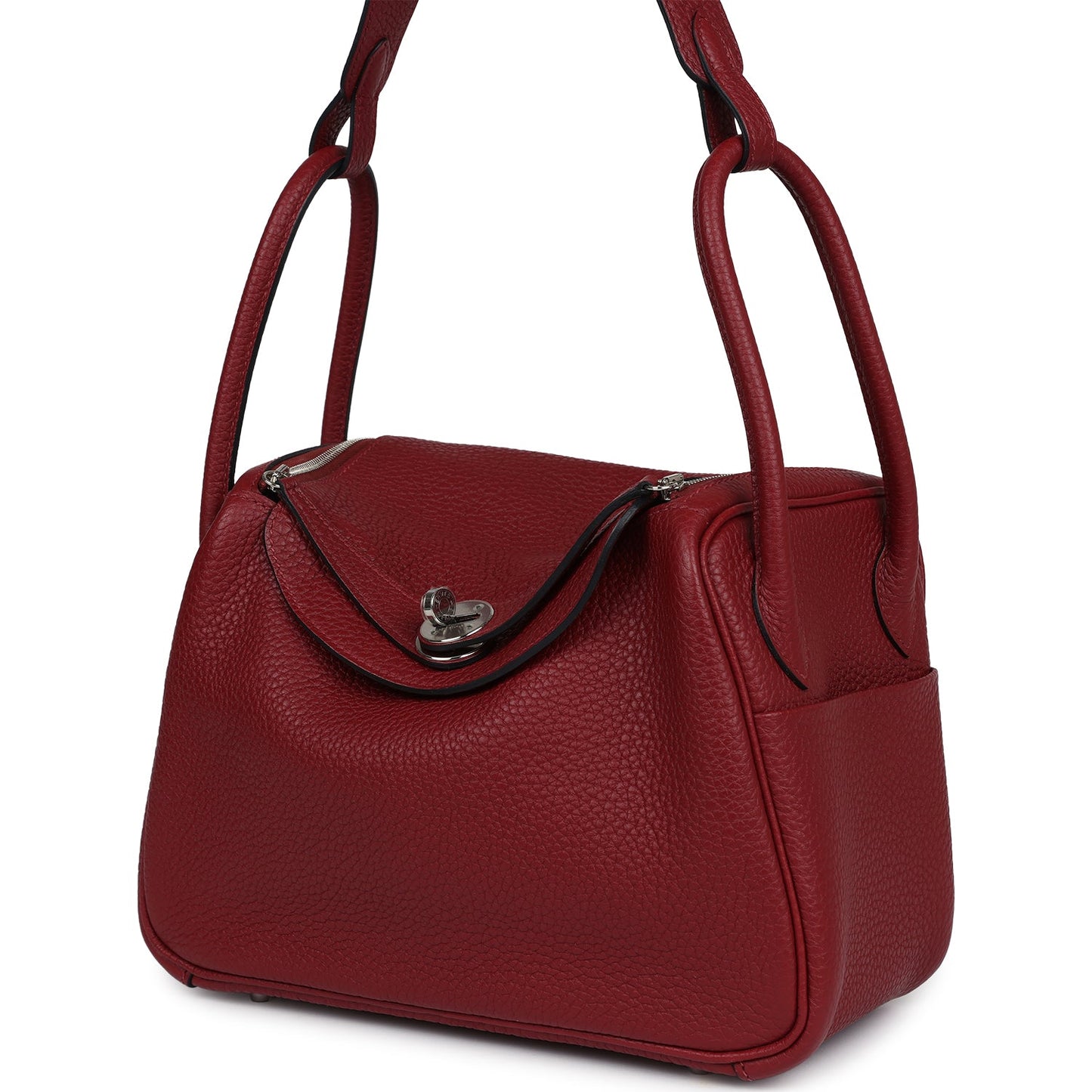 Hermes Lindy 26 Rubis Clemence Palladium Hardware