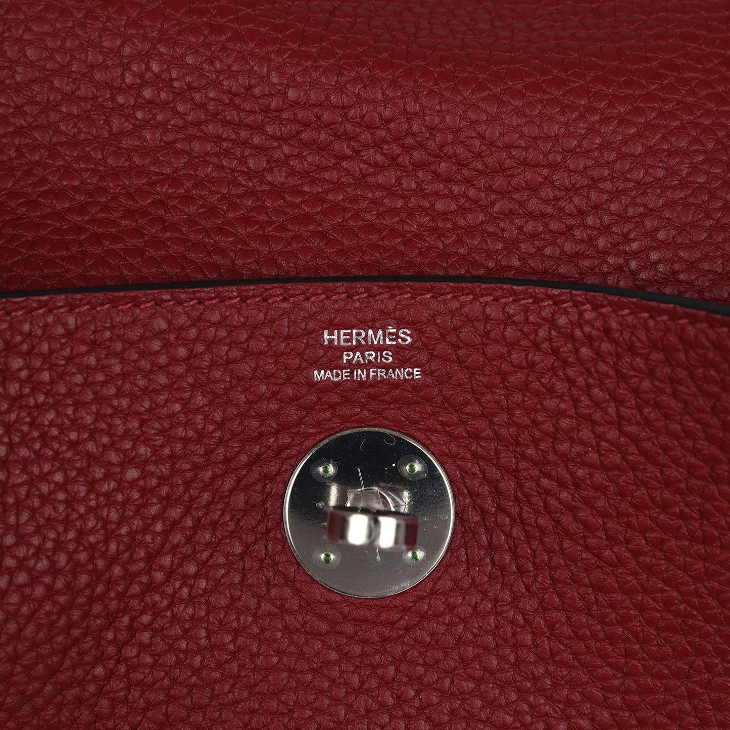 Hermes Lindy 26 Rubis Clemence Palladium Hardware