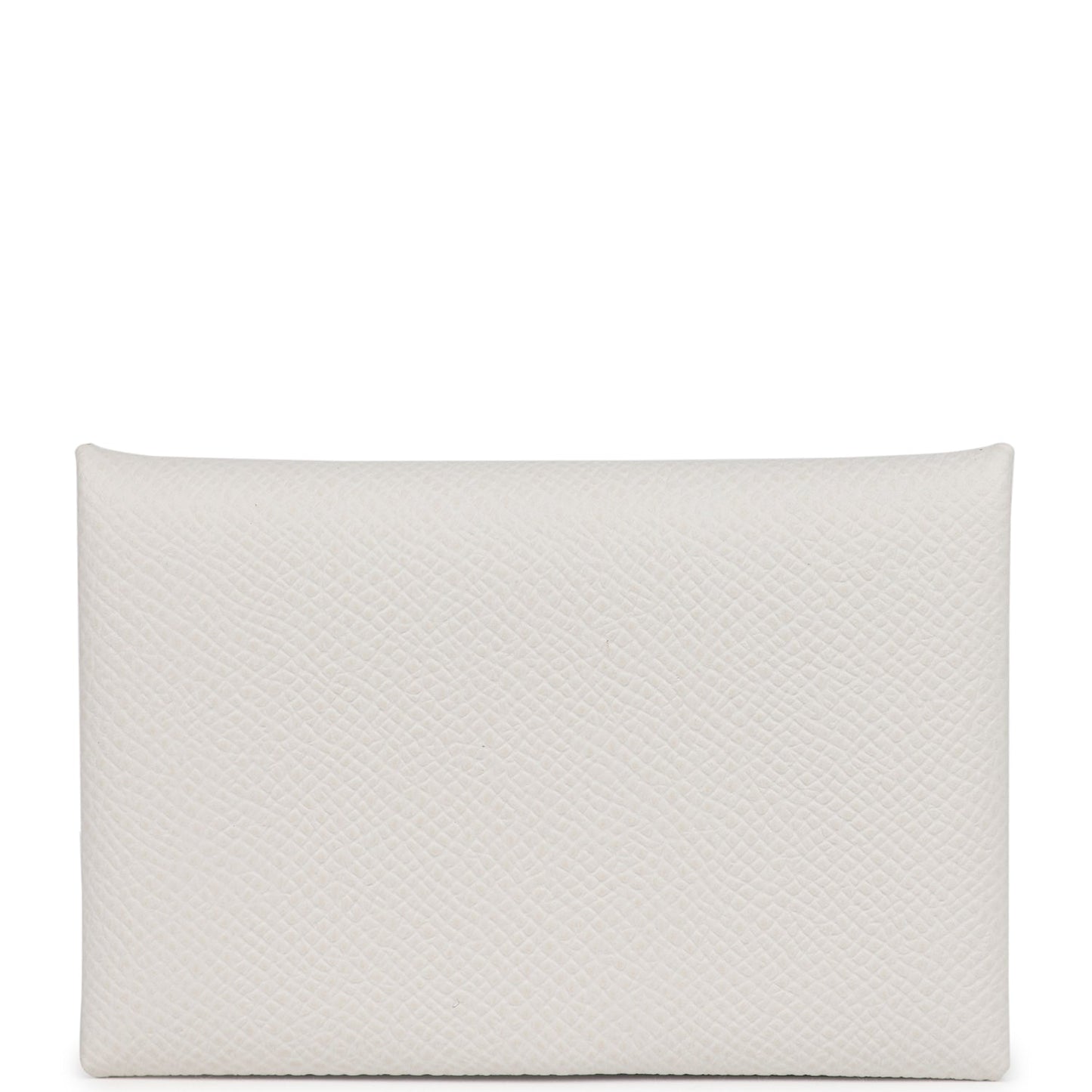 Hermes Calvi Card Holder Gris Perle Epsom Palladium Hardware