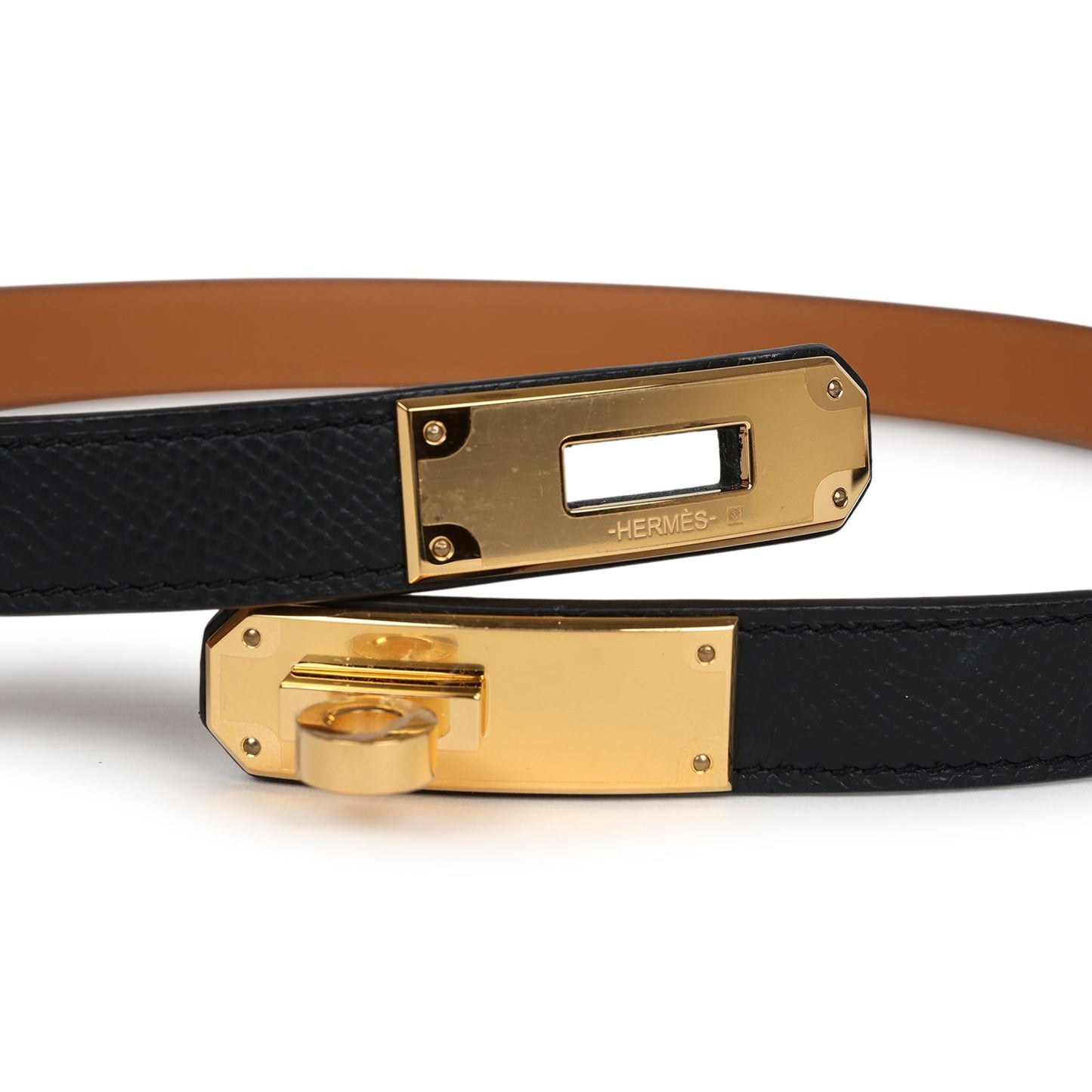 Hermes Kelly Pocket 18 Belt Black Epsom Gold Hardware - Bob Flawless Skincare 