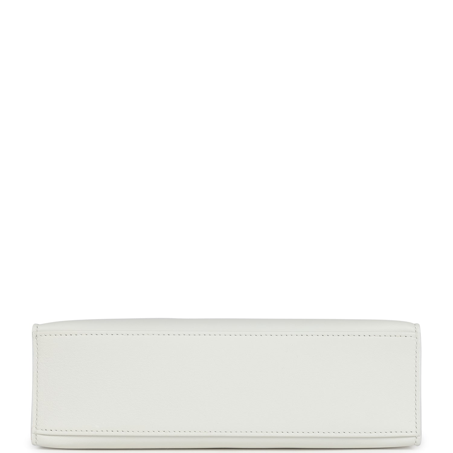 Hermes Kelly Pochette White Swift Palladium Hardware - Bob Flawless Skincare 