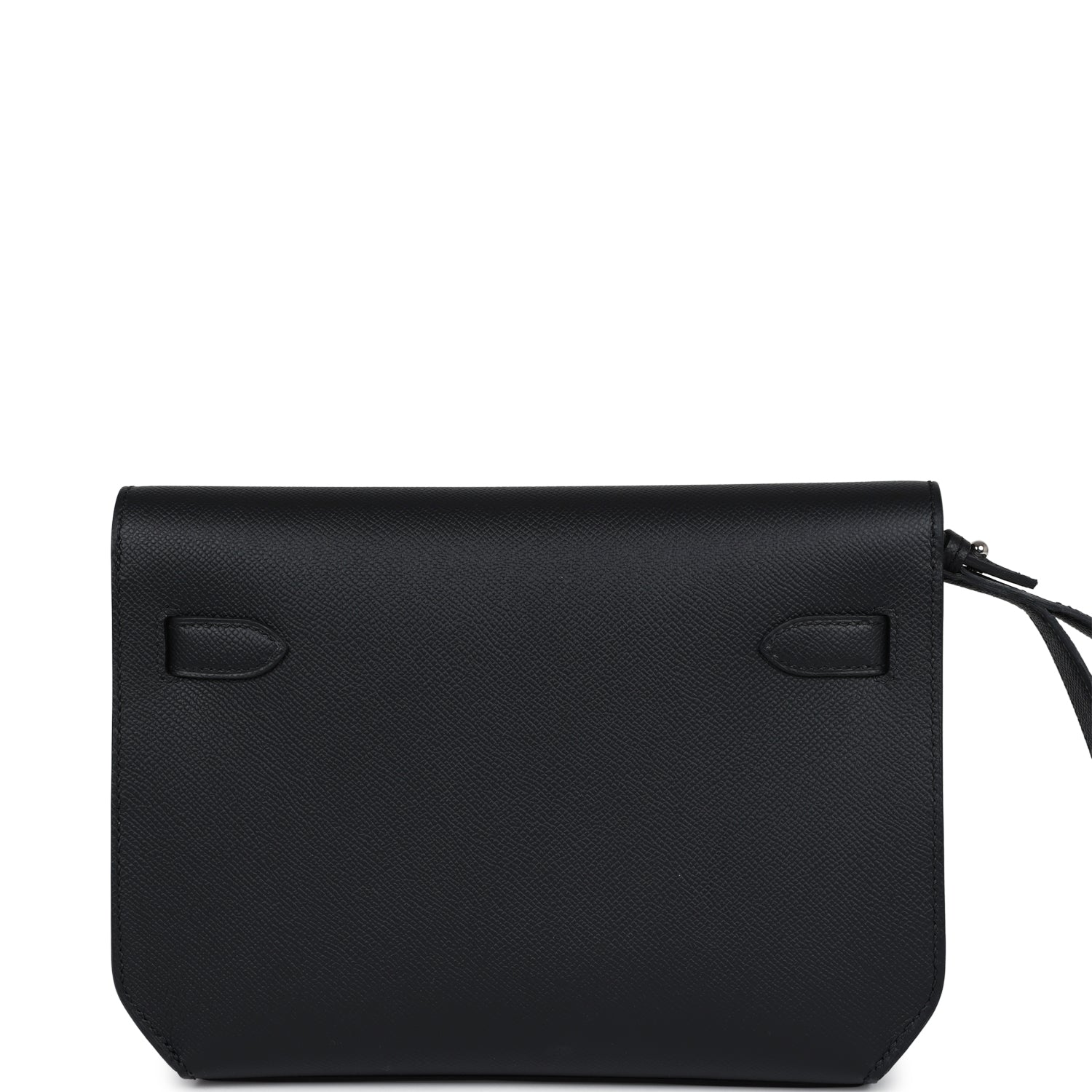 Hermes Kelly Depeches 25 Black Epsom Palladium Hardware - Bob Flawless Skincare 