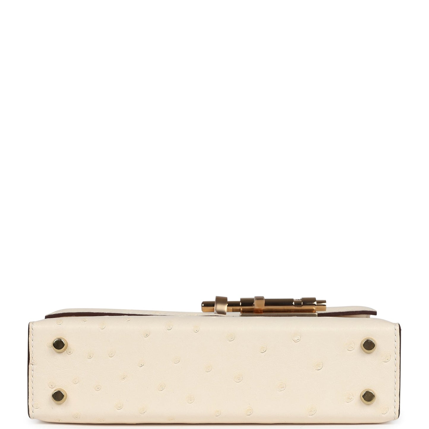 Hermes Mini Verrou Chaine Bag Nata Ostrich Permabrass Hardware - Bob Flawless Skincare 