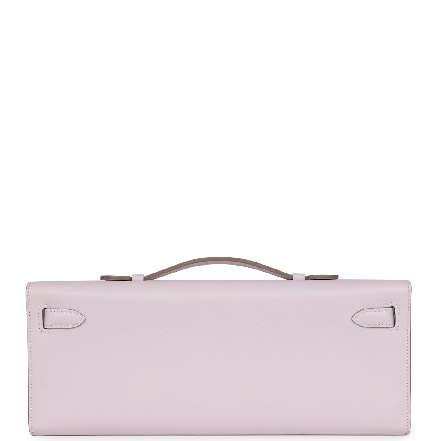 Hermes Kelly Cut Mauve Pale Swift Palladium Hardware - Bob Flawless Skincare 