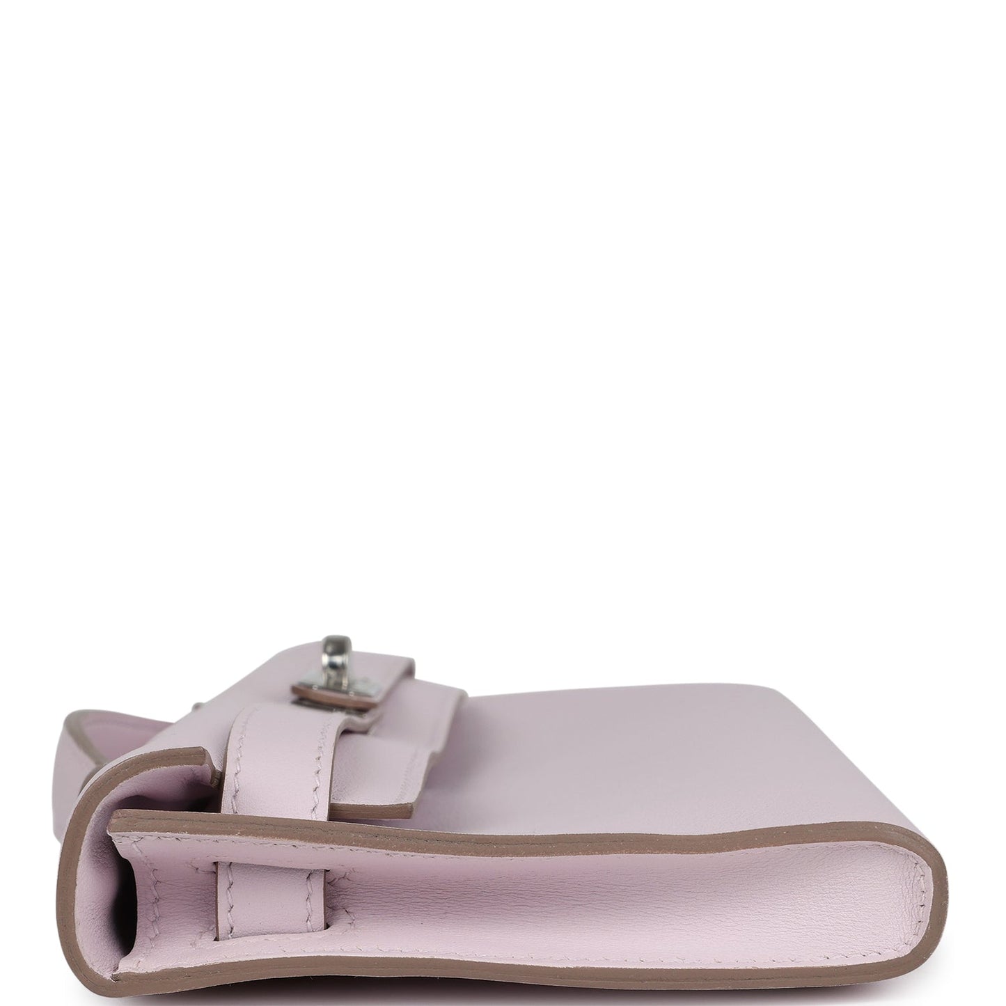 Hermes Kelly Cut Mauve Pale Swift Palladium Hardware - Bob Flawless Skincare 