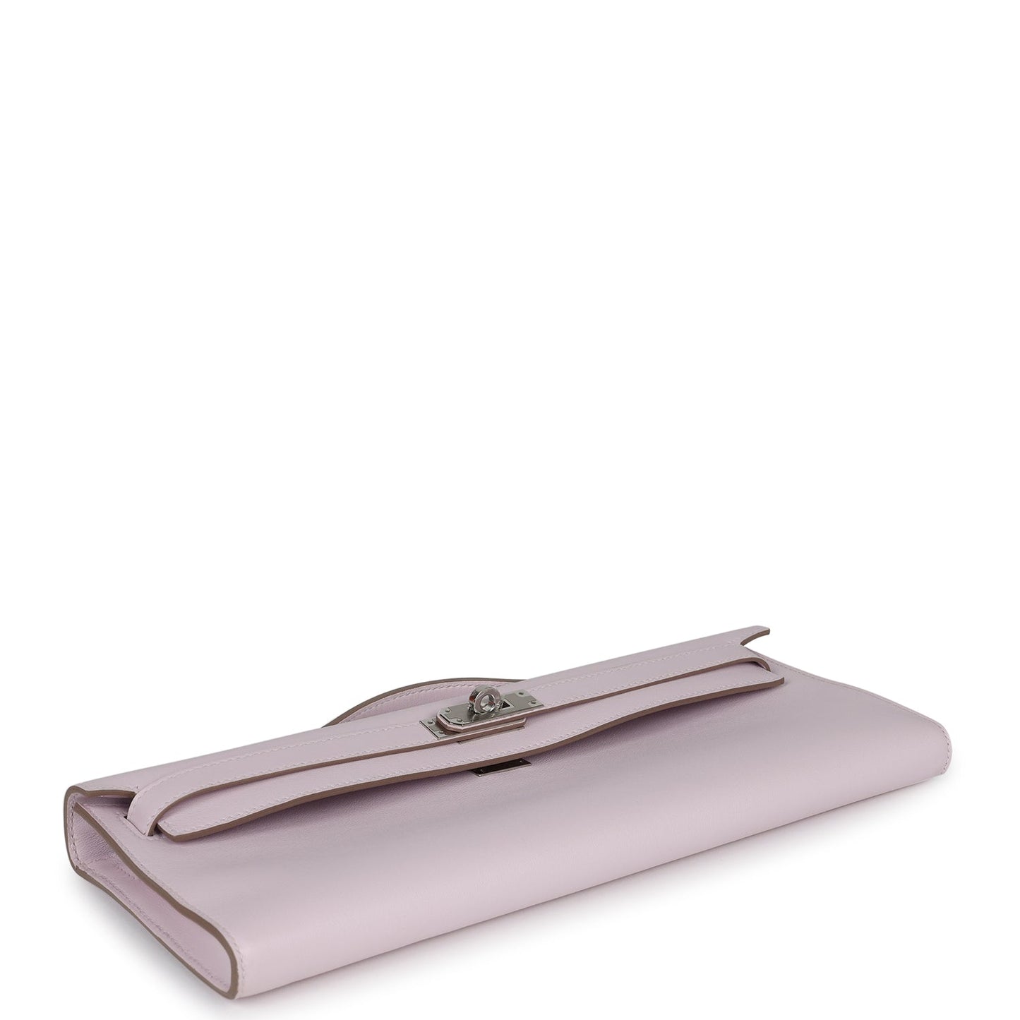 Hermes Kelly Cut Mauve Pale Swift Palladium Hardware - Bob Flawless Skincare 