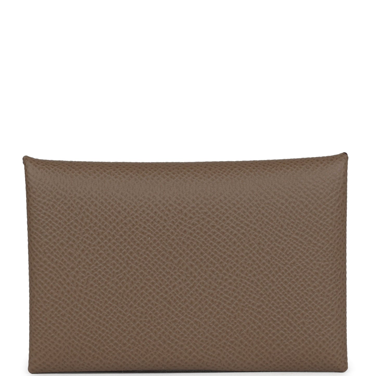 Hermes Calvi Duo Card Holder Etoupe Epsom Palladium Hardware - Bob Flawless Skincare 