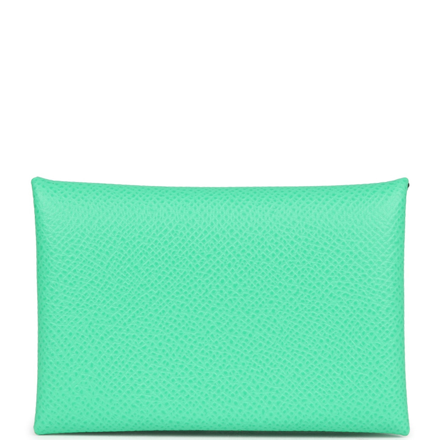 Hermes Calvi Card Holder Vert Comics Verso Epsom Palladium Hardware - Bob Flawless Skincare 