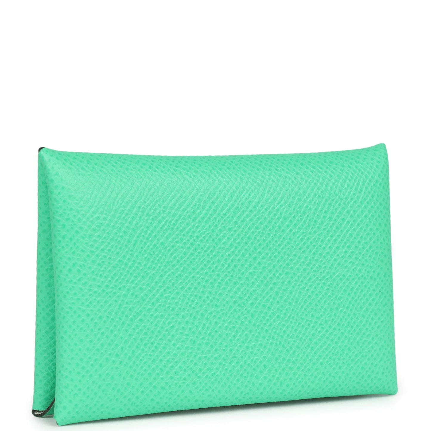 Hermes Calvi Card Holder Vert Comics Verso Epsom Palladium Hardware - Bob Flawless Skincare 