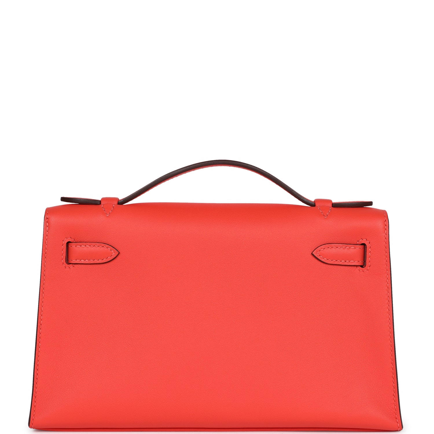 Hermes Kelly Pochette Orange Field Swift Palladium Hardware - Bob Flawless Skincare 