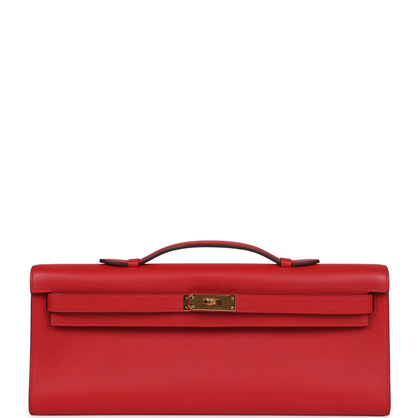 Hermes Kelly Cut Rouge Tomate Swift Gold Hardware - Bob Flawless Skincare 