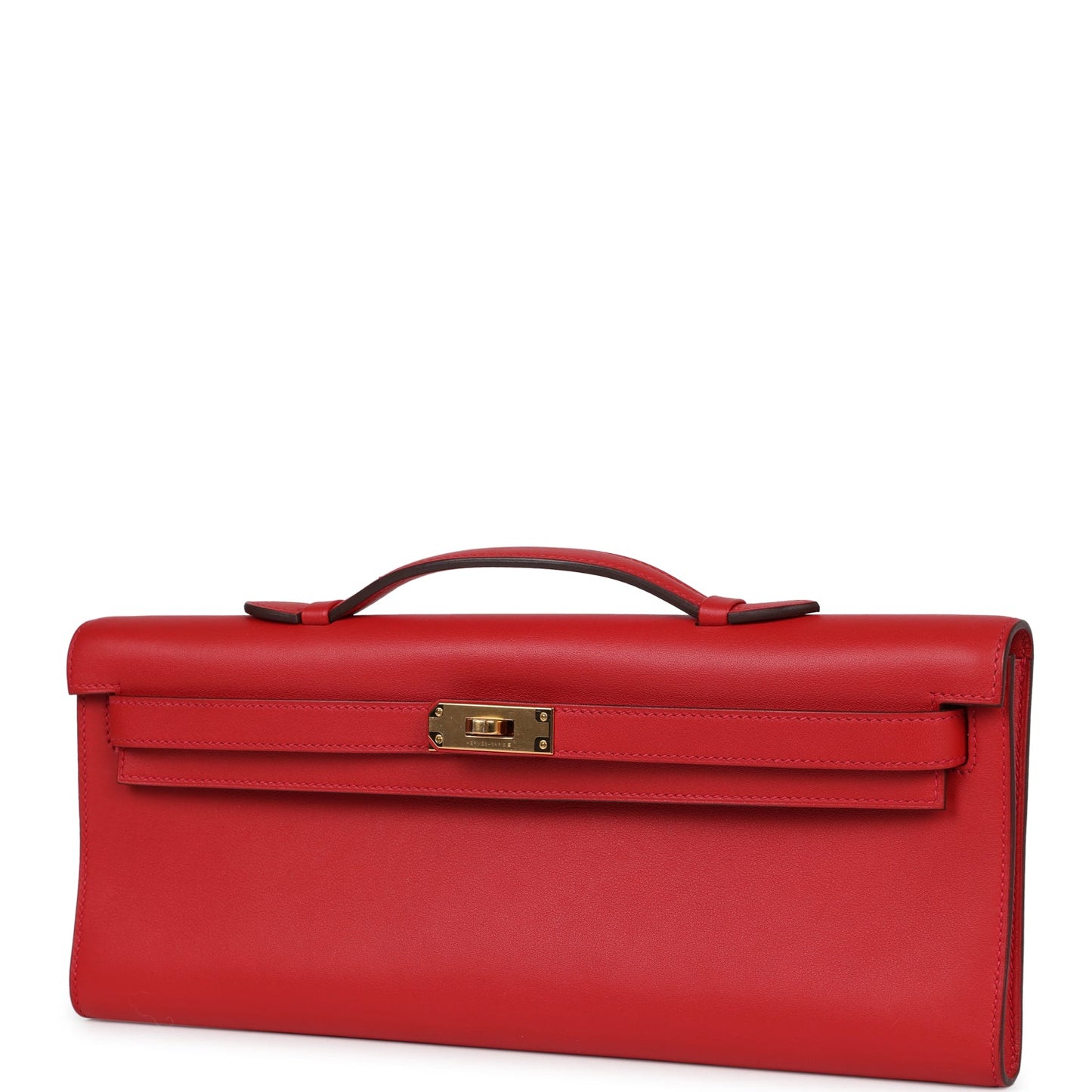 Hermes Kelly Cut Rouge Tomate Swift Gold Hardware - Bob Flawless Skincare 