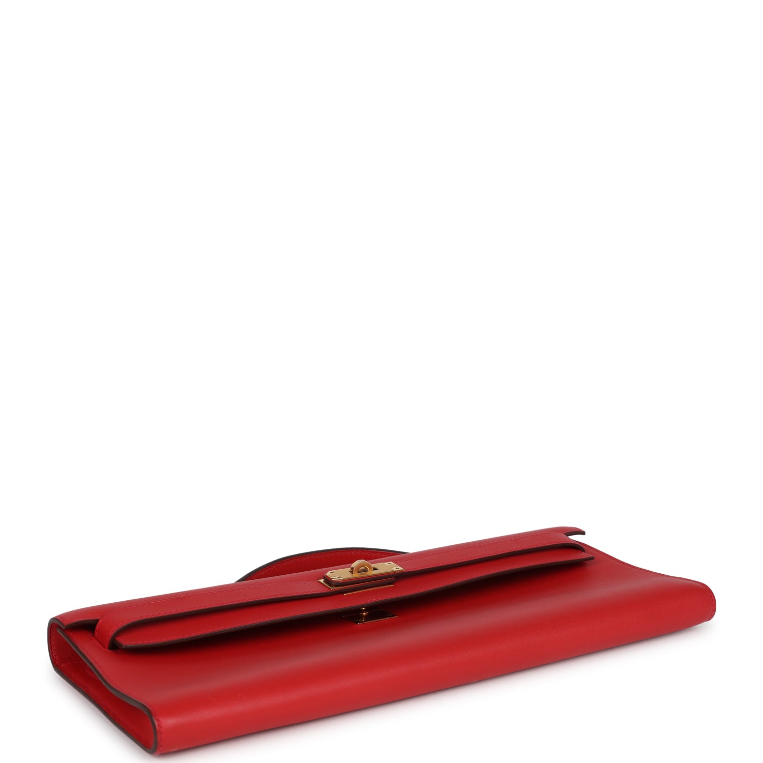 Hermes Kelly Cut Rouge Tomate Swift Gold Hardware - Bob Flawless Skincare 