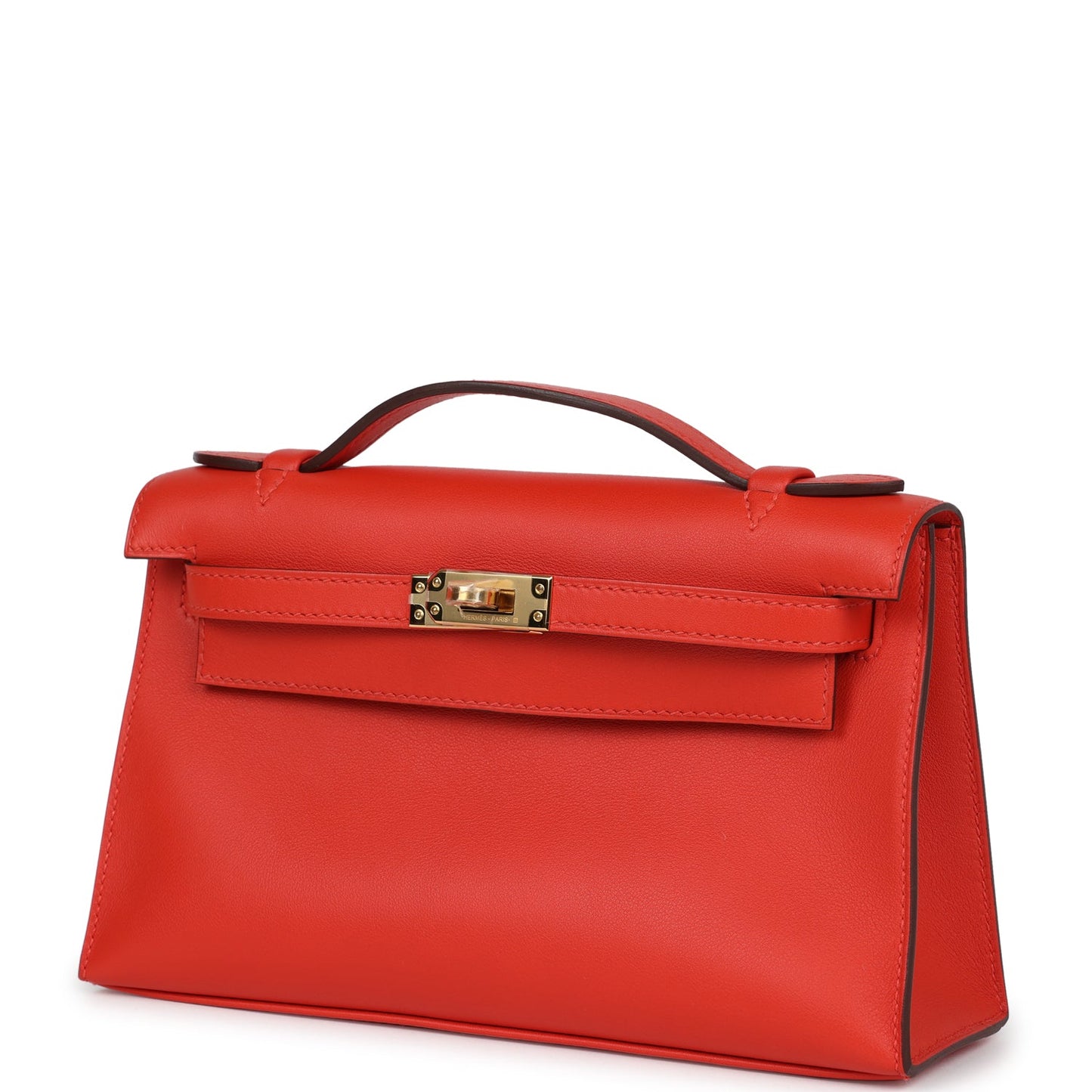 Hermes Kelly Pochette Capucine Swift Gold Hardware - Bob Flawless Skincare 