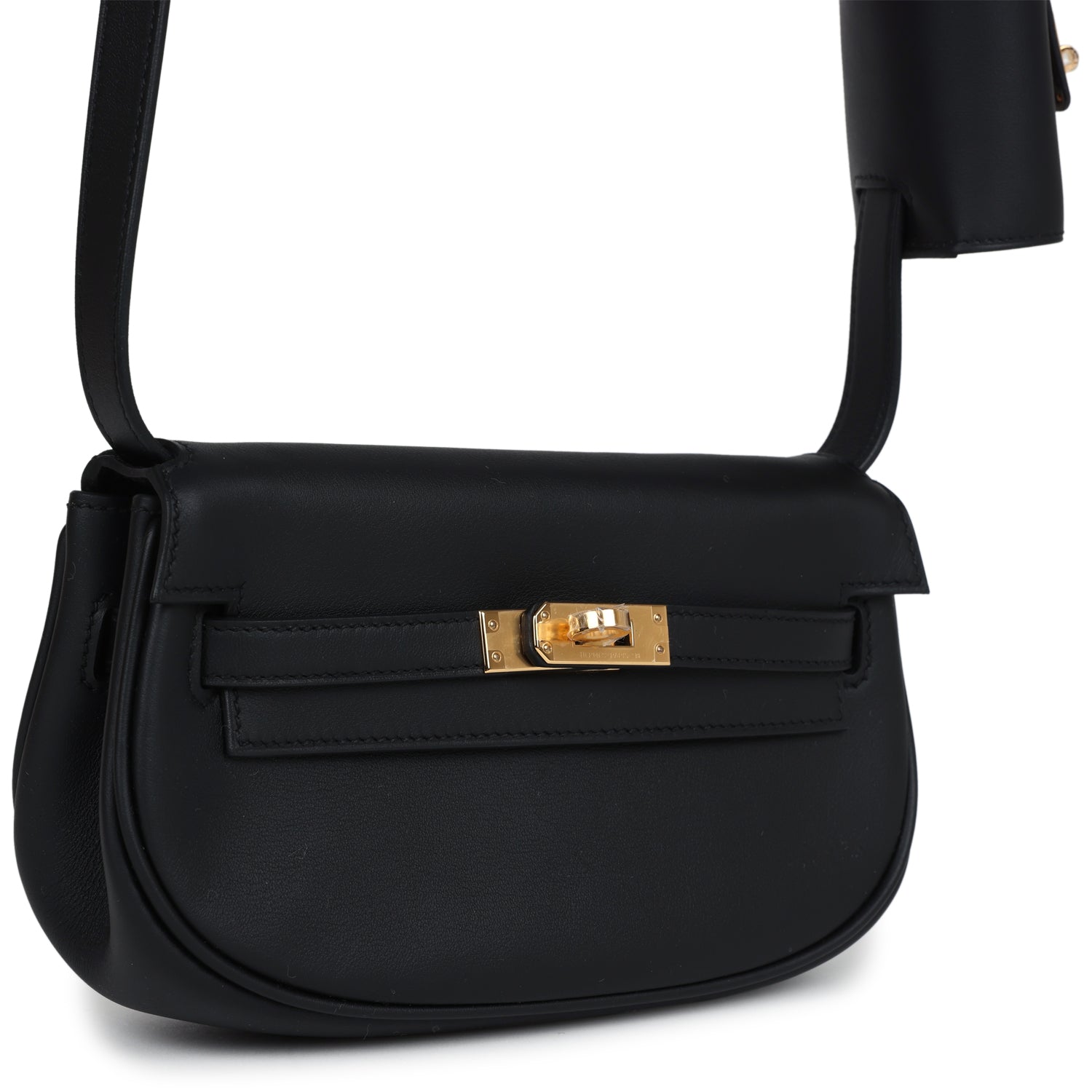 Hermes Kelly Moove Black Swift Gold Hardware - Bob Flawless Skincare 