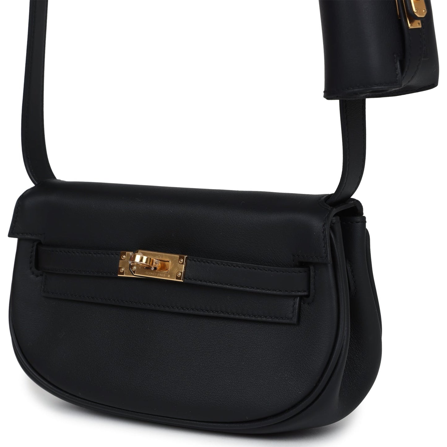 Hermes Kelly Moove Black Swift Gold Hardware - Bob Flawless Skincare 