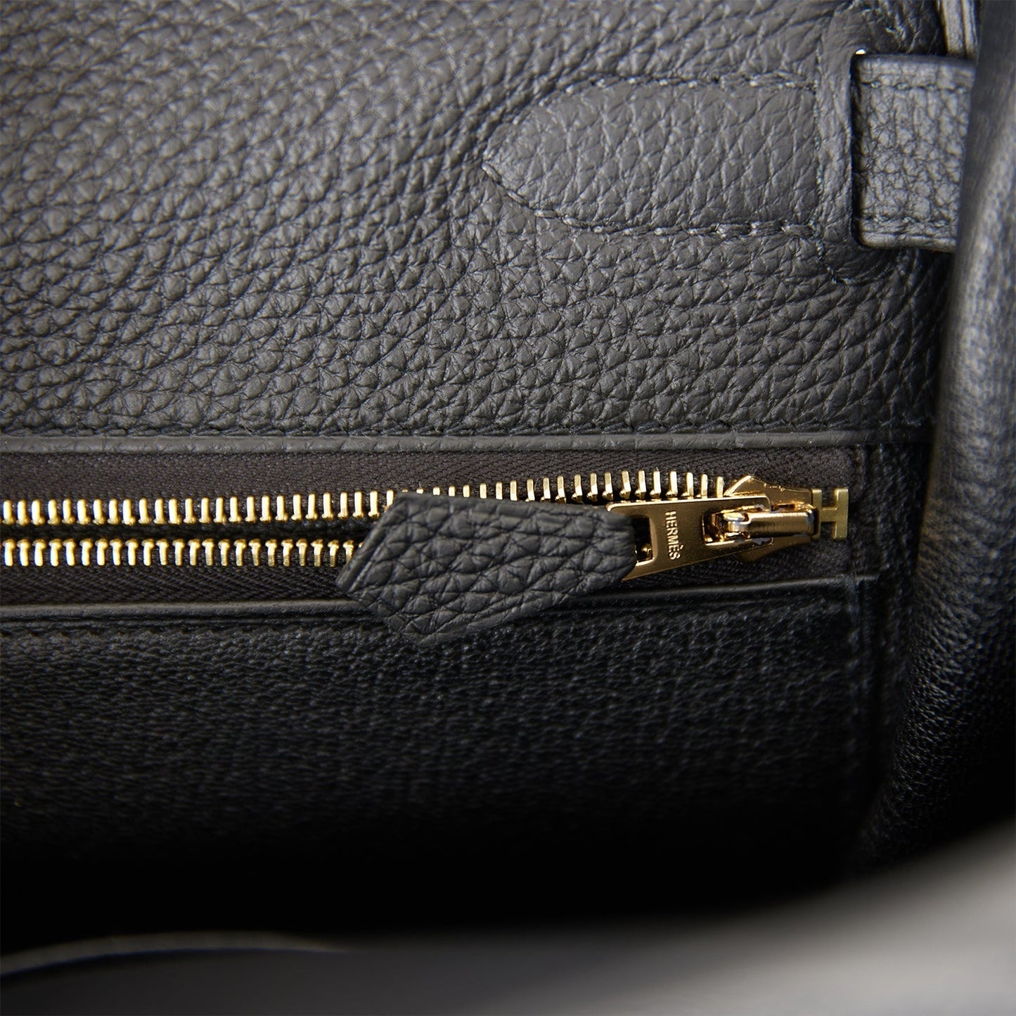 Hermes Kelly Retourne 32 Black Togo Gold Hardware