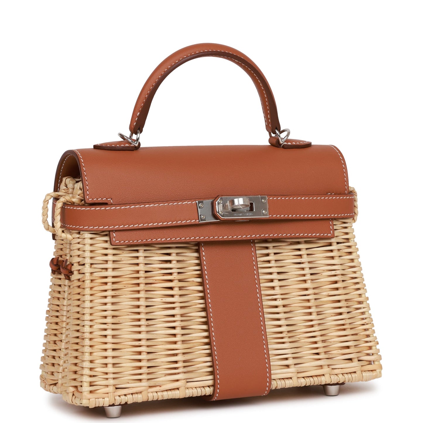 Pre-owned Hermes Mini Picnic Kelly 20 Gold Swift Palladium Hardware - Payment 3 - Bob Flawless Skincare 