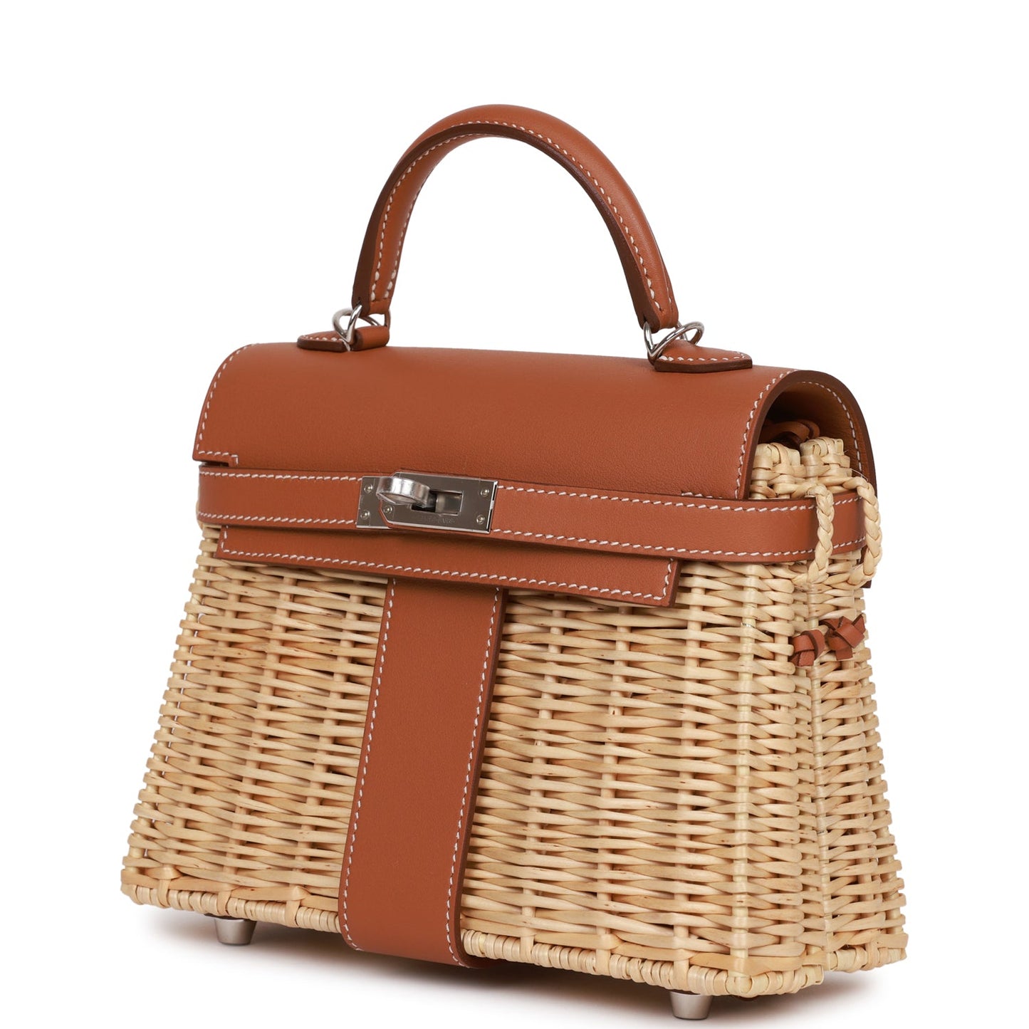 Pre-owned Hermes Mini Picnic Kelly 20 Gold Swift Palladium Hardware - Payment 4 - Bob Flawless Skincare 